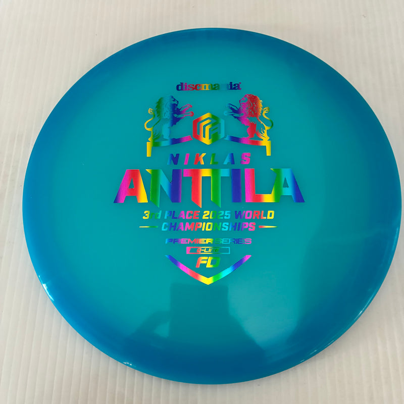 Discmania 2025 Niklas Antila 3rd Place Worlds Premier Series Q-Line FD 7/6/0/1