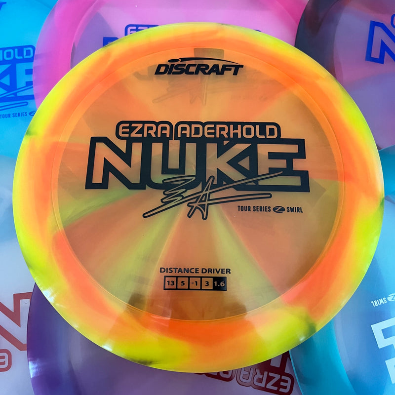 Discraft 2025 Ezra Aderhold Tour Series Z Swirl Blend Nuke 13/5/-1/3