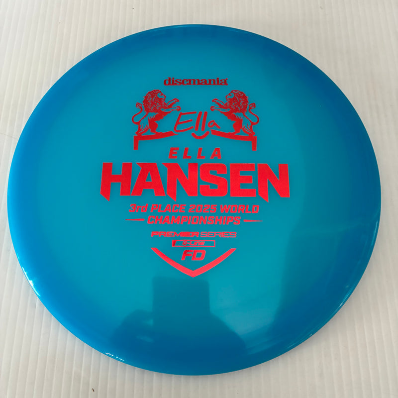 Discmania 2025 Ella Hansen 3rd Place Worlds Premier Series Q-Line FD 7/6/0/1