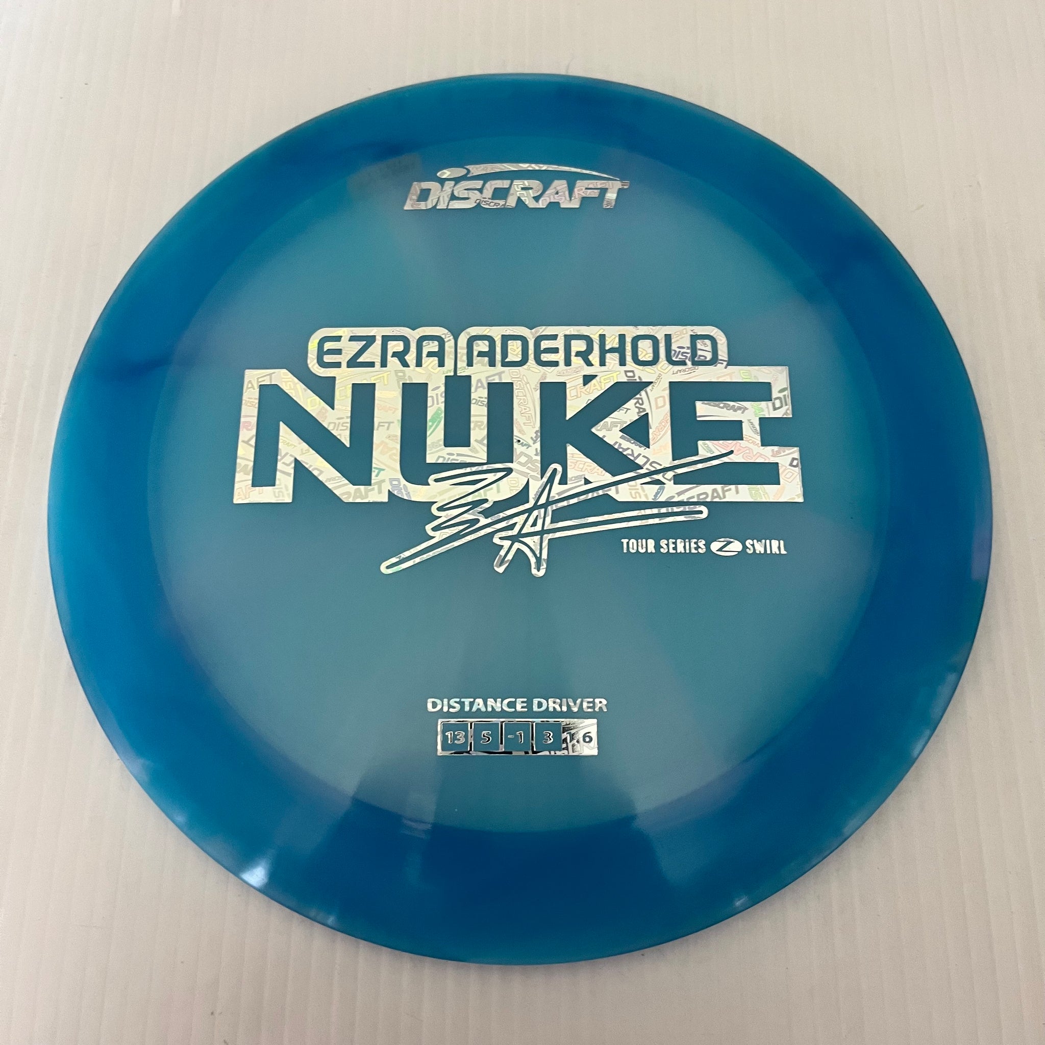 Discraft 2025 Ezra Aderhold Tour Series Z Swirl Blend Nuke 13/5/-1/3