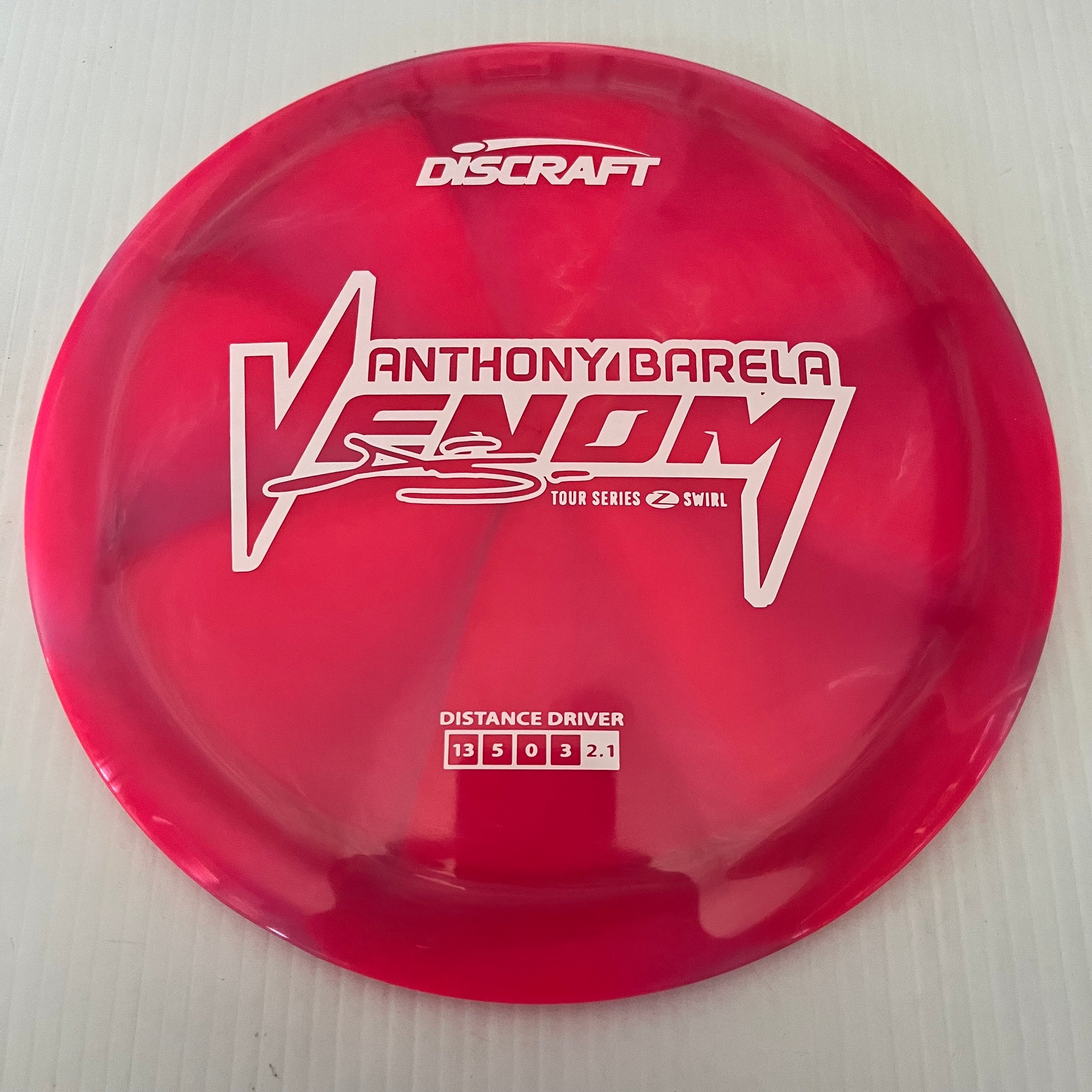 Discraft 2025 Anthony Barela Tour Series Z Swirl Blend Venom 13/5/0/3