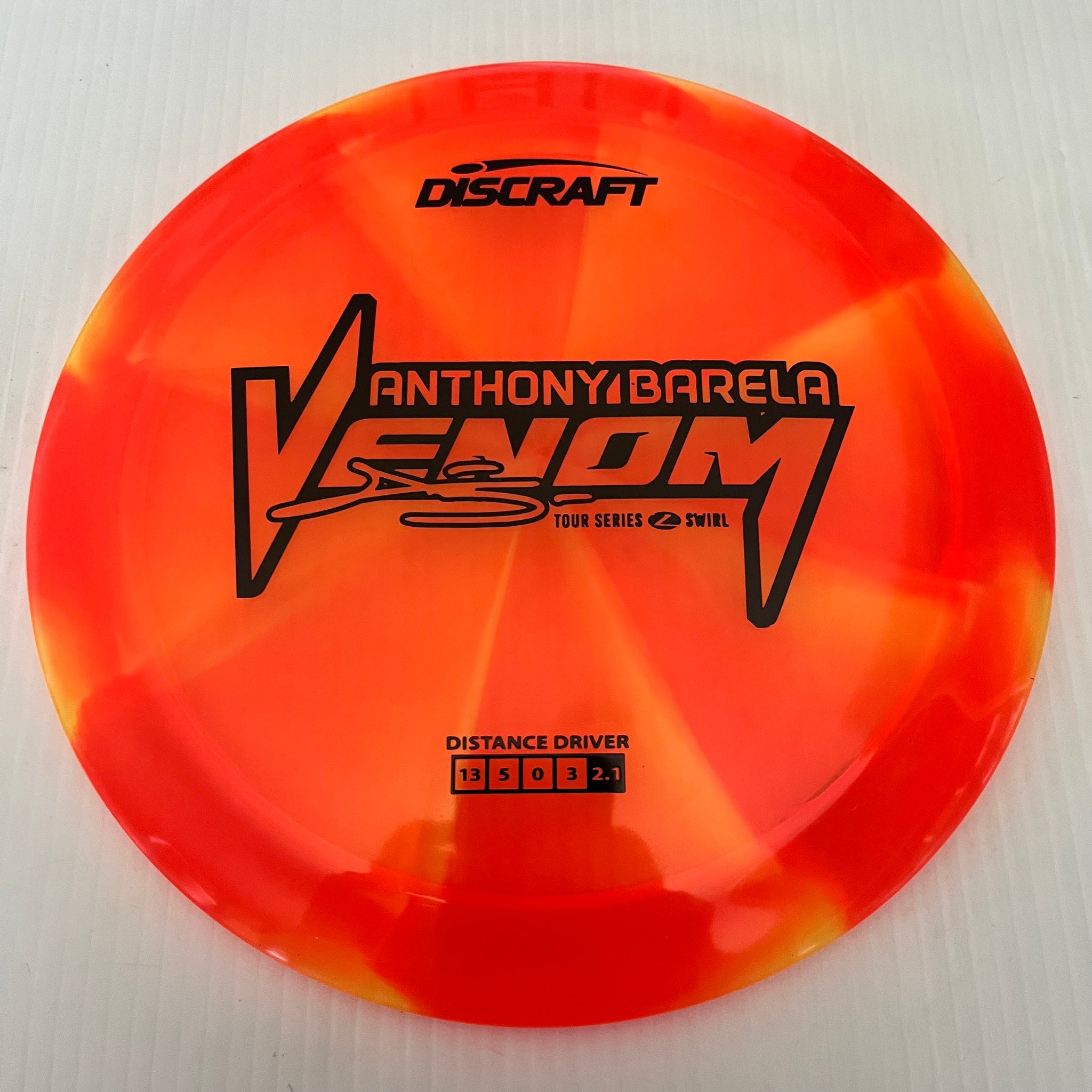 Discraft 2025 Anthony Barela Tour Series Z Swirl Blend Venom 13/5/0/3