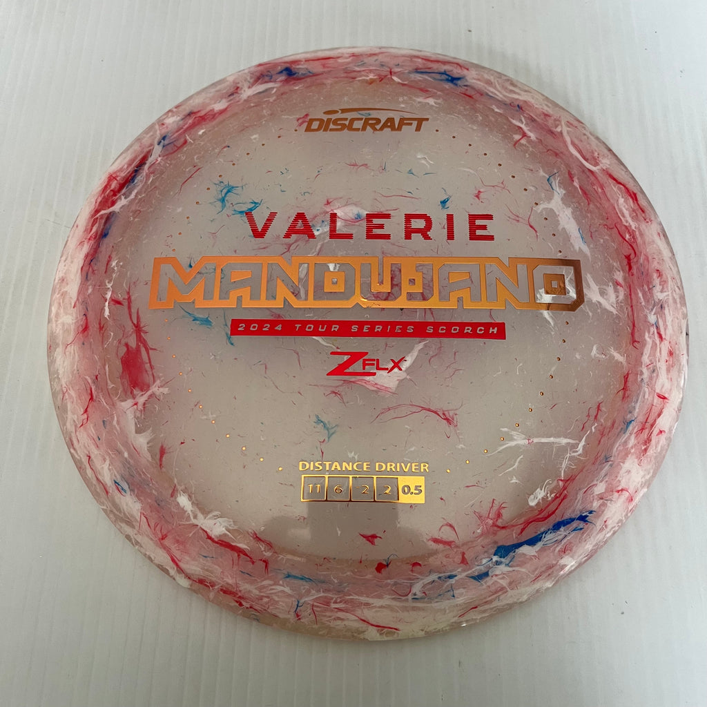 Discraft 2024 Valerie Mandujano Tour Series Jawbreaker Z FLX Scorch 11/6/-2/-2