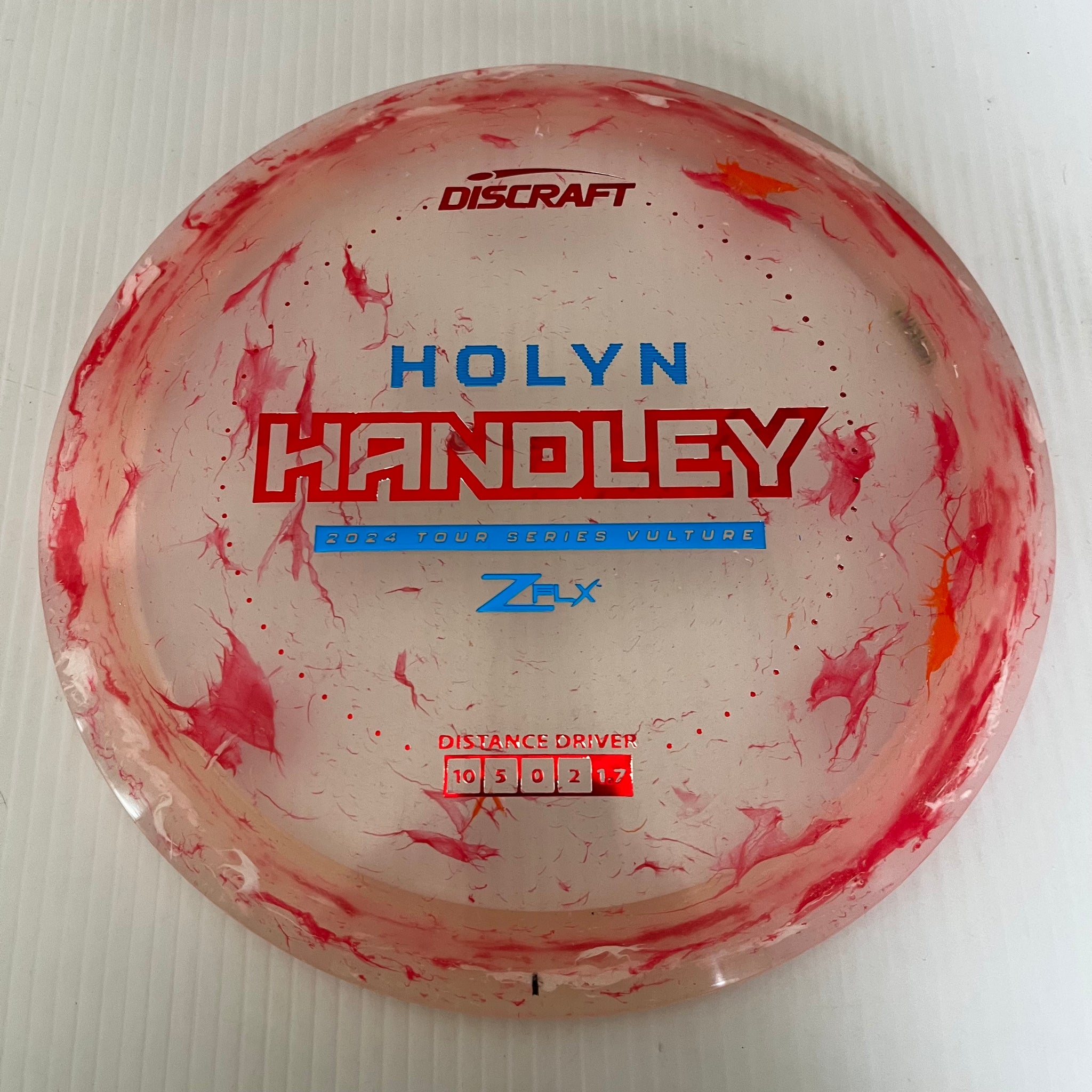 Discraft 2024 Holyn Handley Tour Series Jawbreaker Z FLX Vulture 10/5/0/2