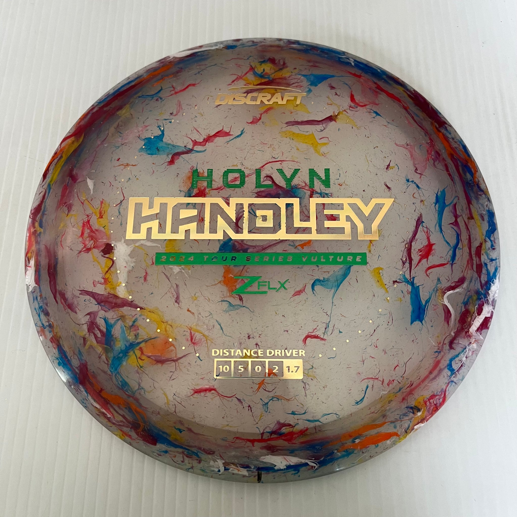 Discraft 2024 Holyn Handley Tour Series Jawbreaker Z FLX Vulture 10/5/0/2