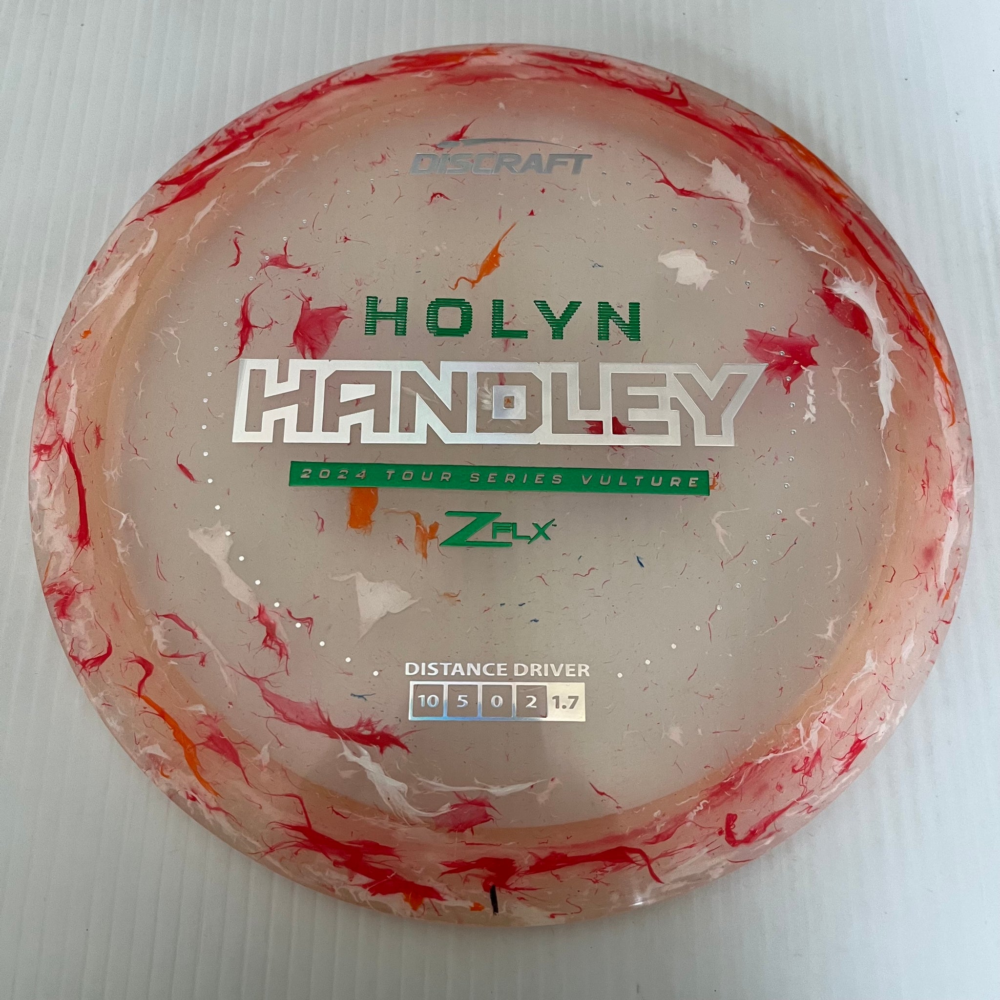 Discraft 2024 Holyn Handley Tour Series Jawbreaker Z FLX Vulture 10/5/0/2