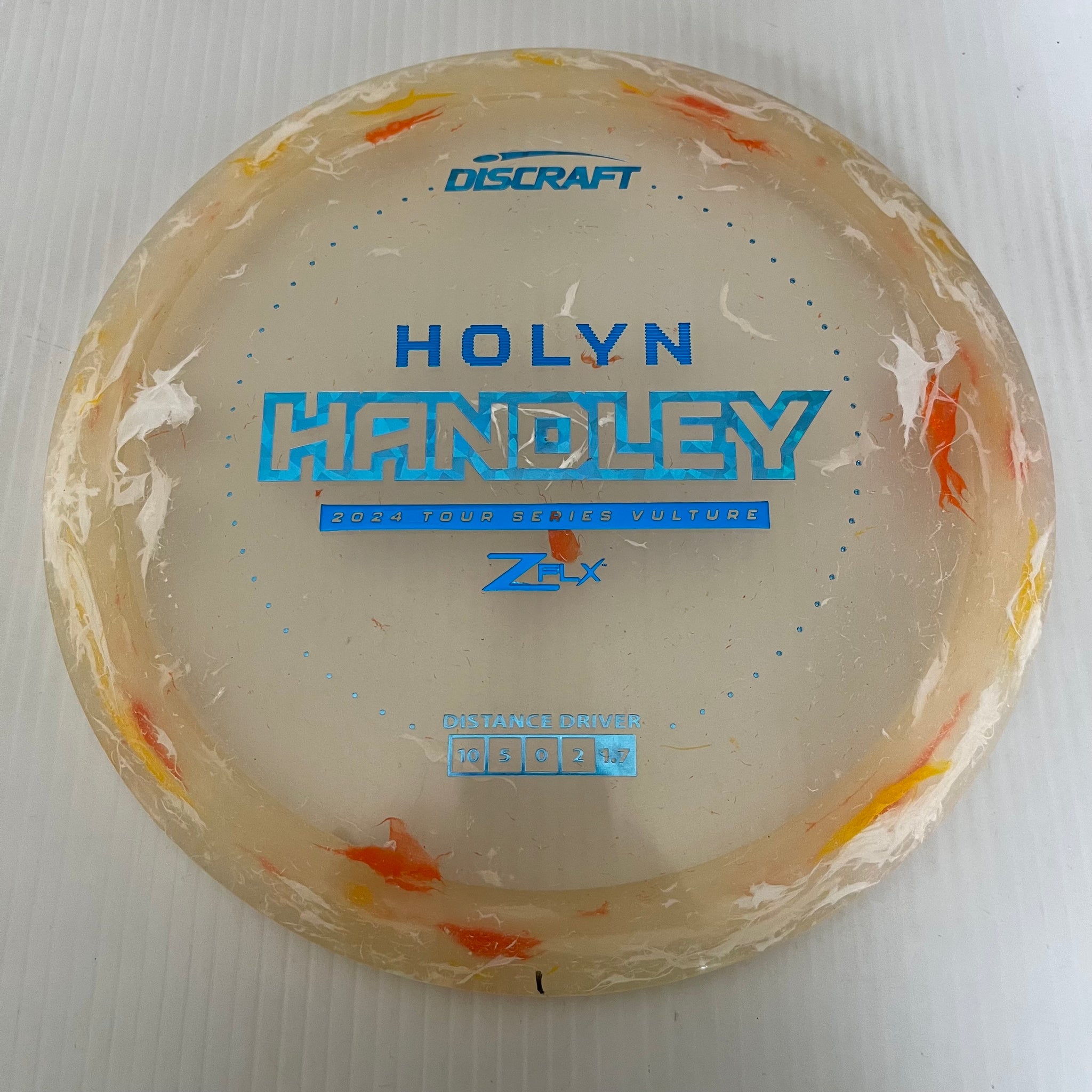 Discraft 2024 Holyn Handley Tour Series Jawbreaker Z FLX Vulture 10/5/0/2