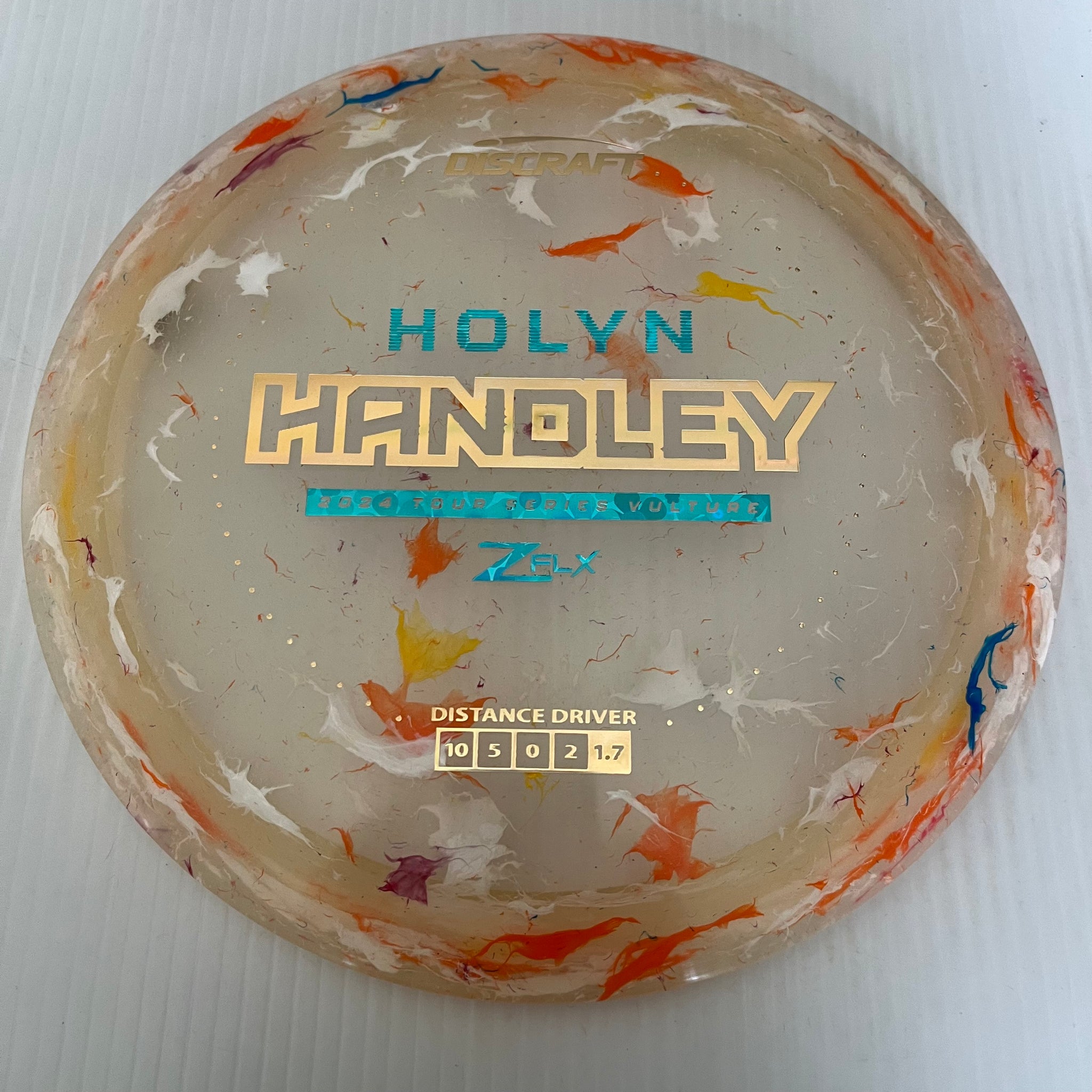 Discraft 2024 Holyn Handley Tour Series Jawbreaker Z FLX Vulture 10/5/0/2