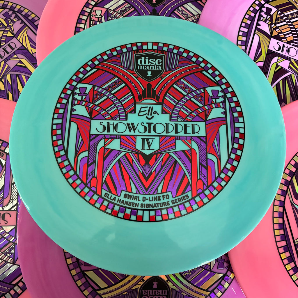 Discmania 2026 Ella Hansen Signature Series Showstopper 4 Swirl Premier Q-Line FD 7/6/0/1