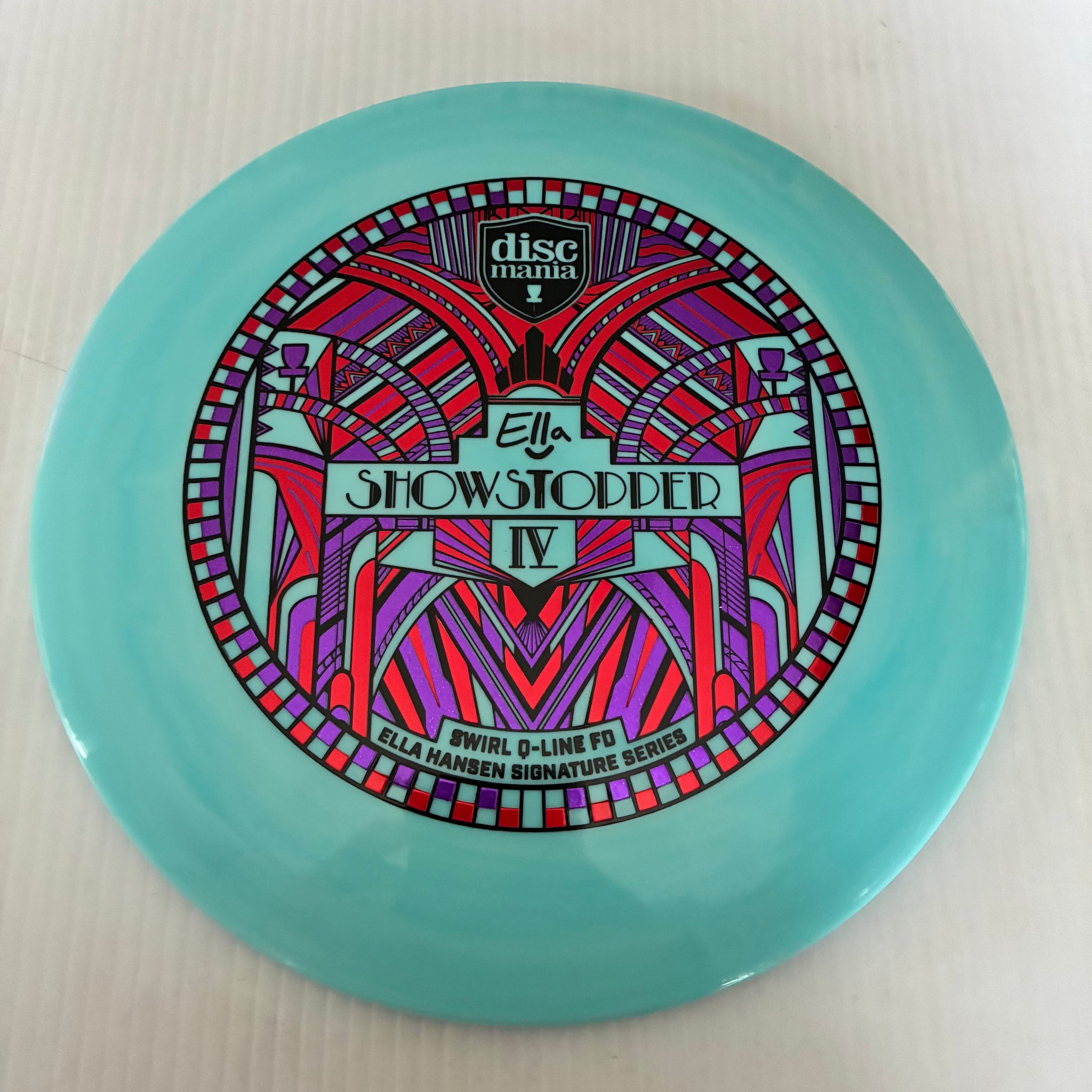 Discmania 2026 Ella Hansen Signature Series Showstopper 4 Swirl Premier Q-Line FD 7/6/0/1