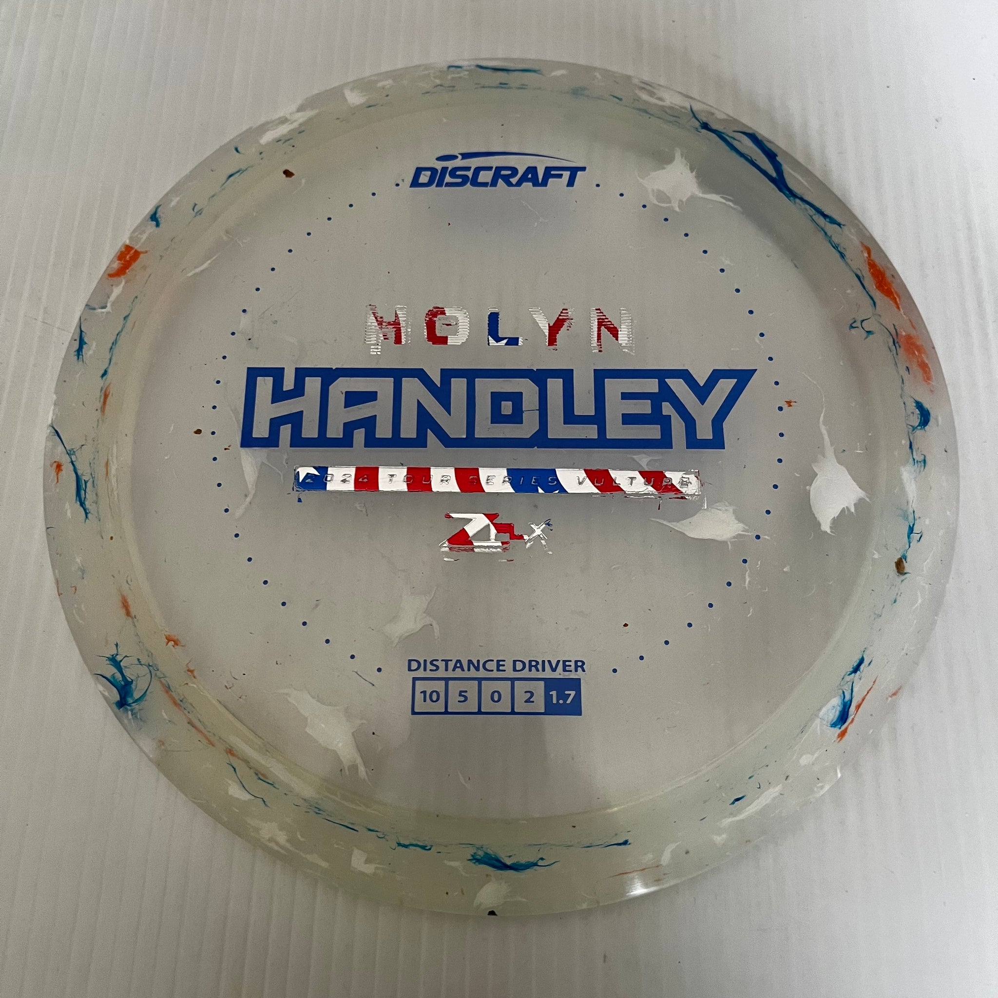 Discraft 2024 Holyn Handley Tour Series Jawbreaker Z FLX Vulture 10/5/0/2