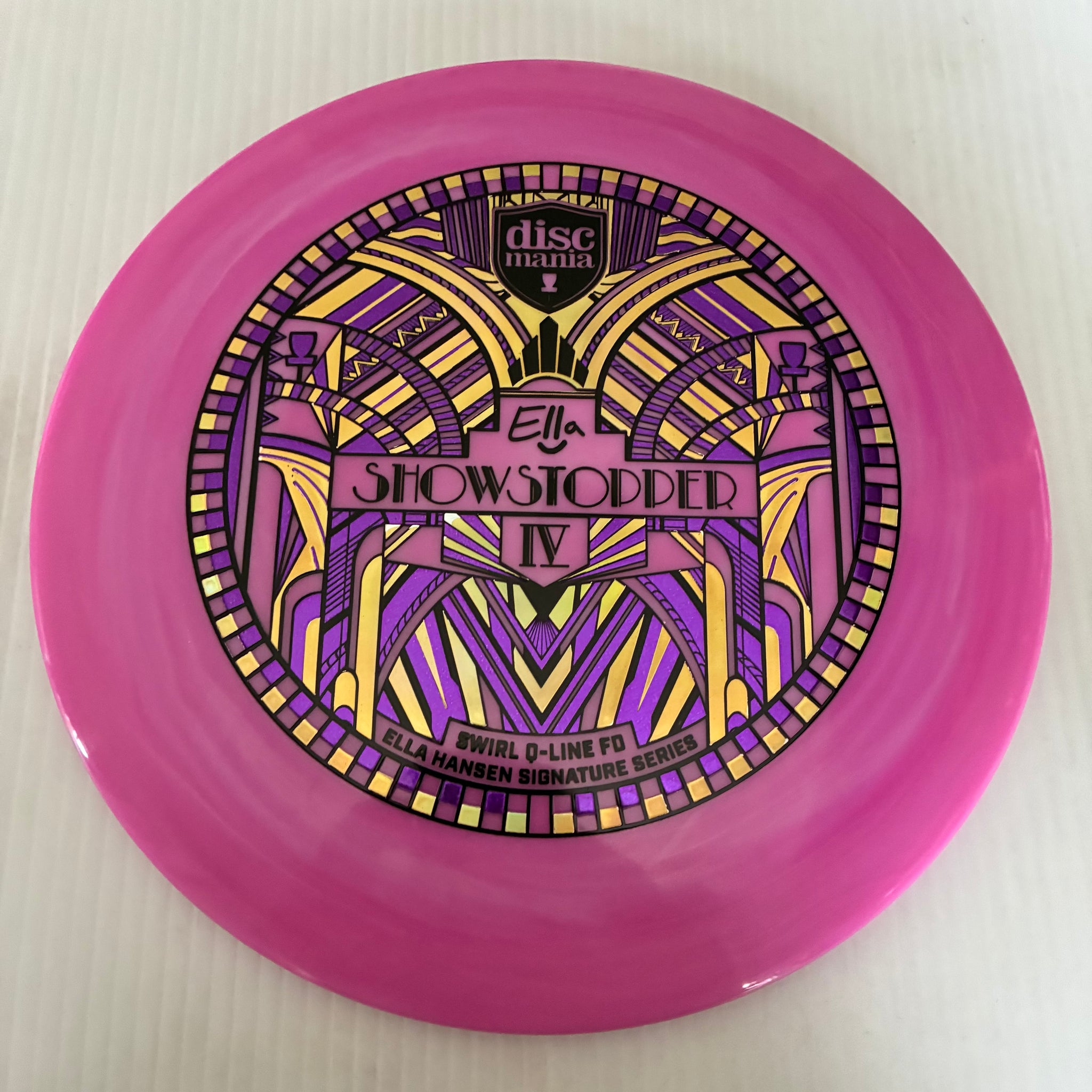 Discmania 2026 Ella Hansen Signature Series Showstopper 4 Swirl Premier Q-Line FD 7/6/0/1