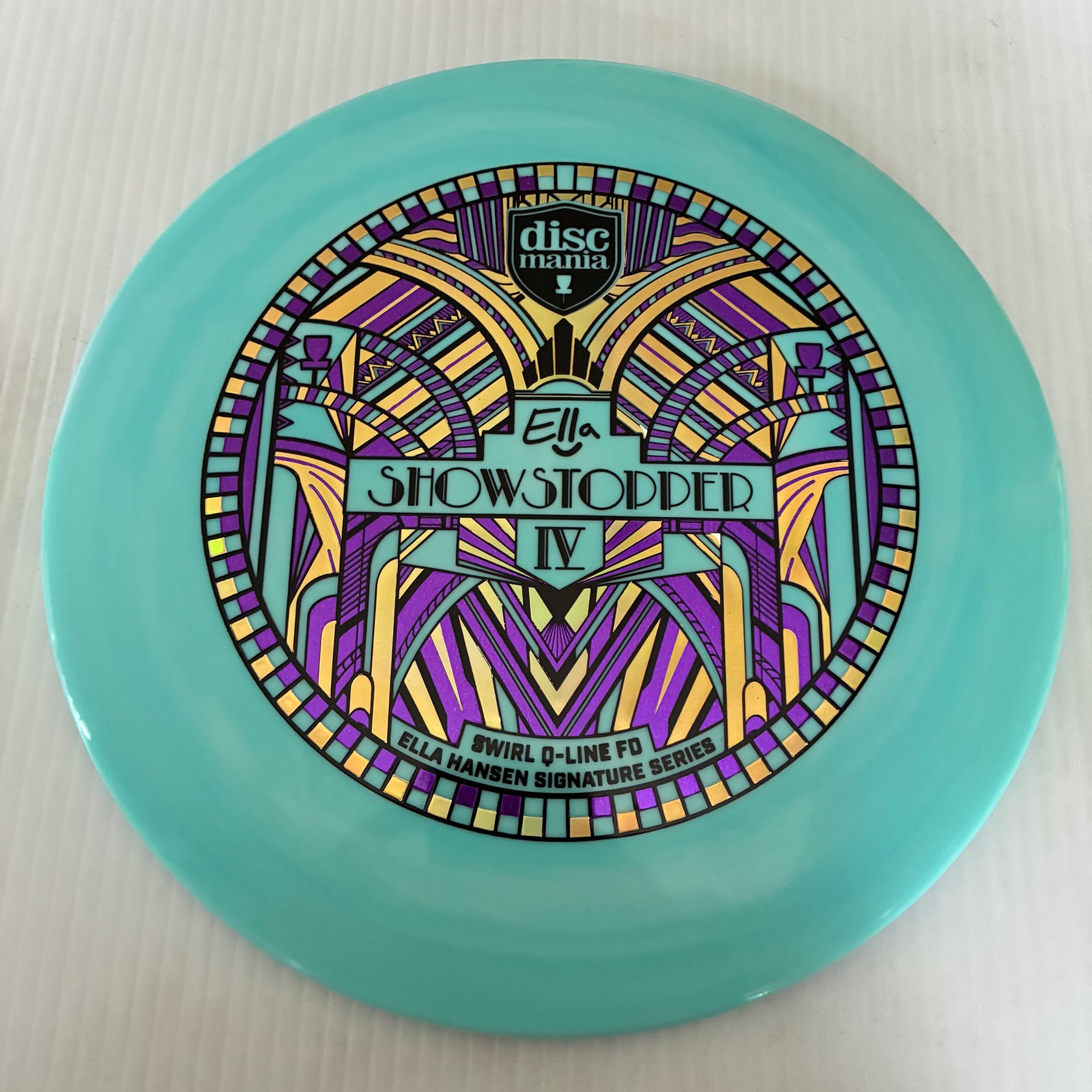 Discmania 2026 Ella Hansen Signature Series Showstopper 4 Swirl Premier Q-Line FD 7/6/0/1