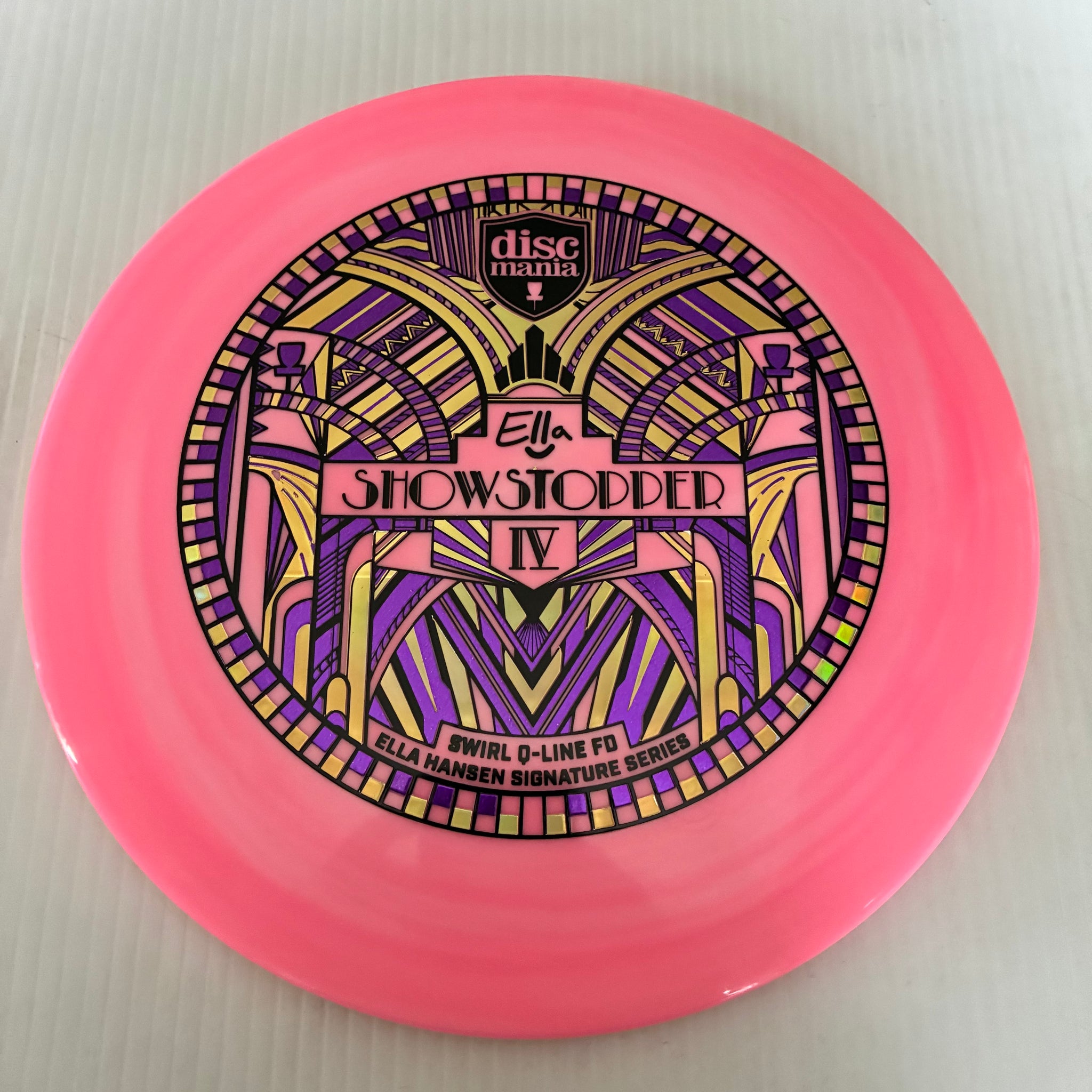 Discmania 2026 Ella Hansen Signature Series Showstopper 4 Swirl Premier Q-Line FD 7/6/0/1