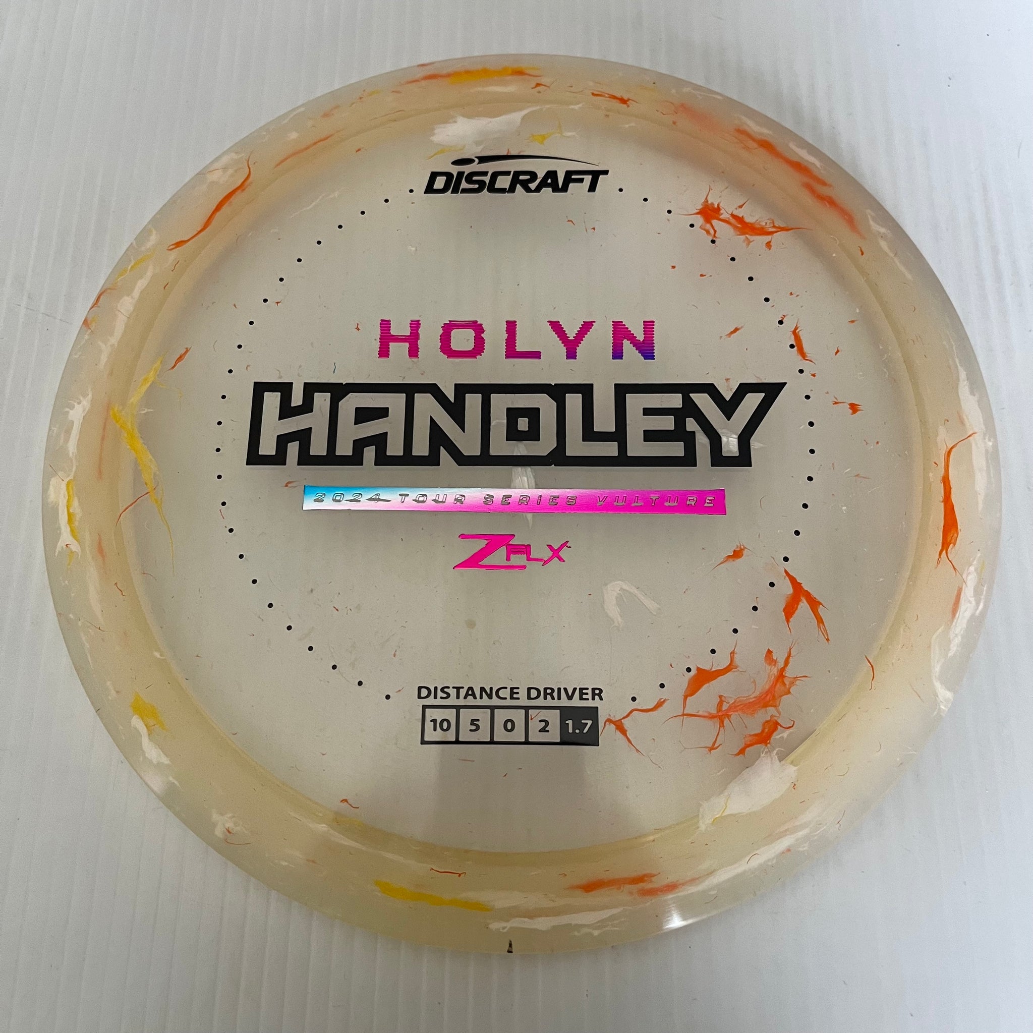 Discraft 2024 Holyn Handley Tour Series Jawbreaker Z FLX Vulture 10/5/0/2