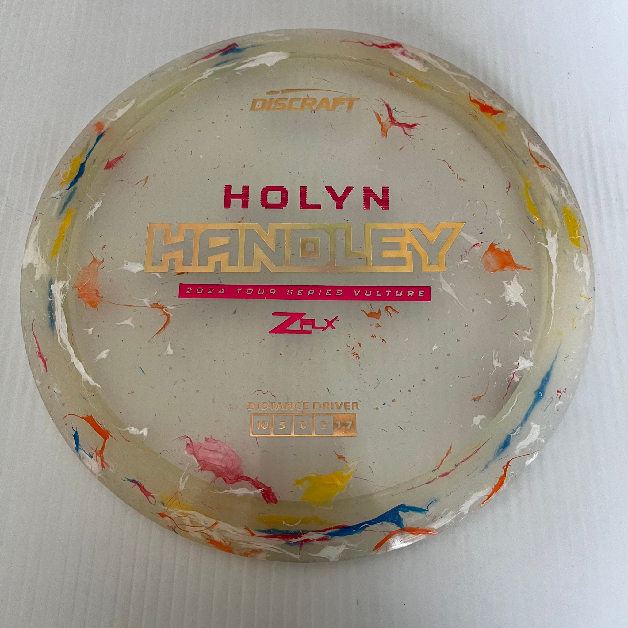 Discraft 2024 Holyn Handley Tour Series Jawbreaker Z FLX Vulture 10/5/0/2