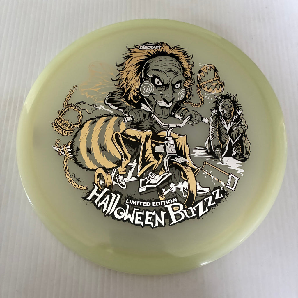 Discraft 2026 Halloween Saw Themed Mega GLO Z Buzzz 5/4/-1/1