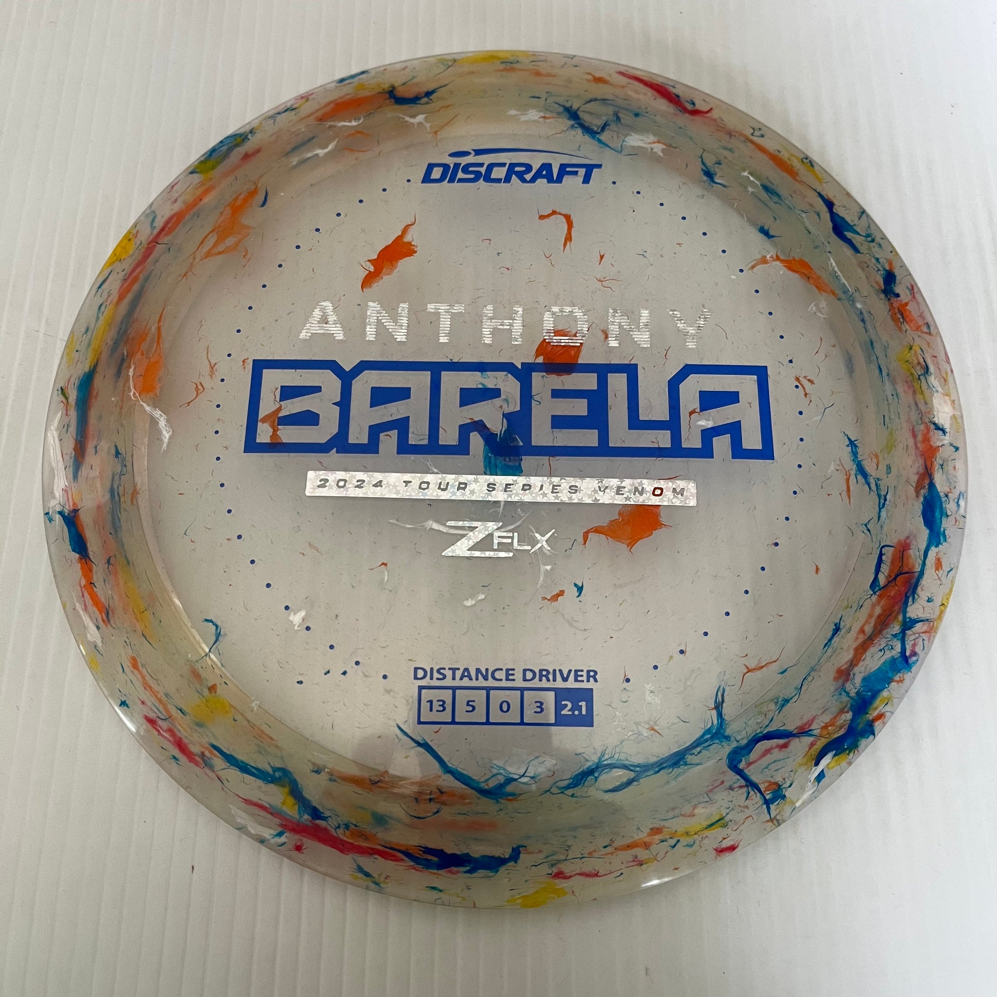 Discraft 2024 Anthony Barela Tour Series Jawbreaker Z FLX Venom 13/5/0/3