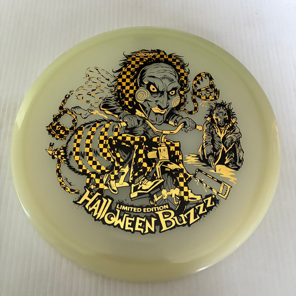 Discraft 2026 Halloween Saw Themed Mega GLO Z Buzzz 5/4/-1/1