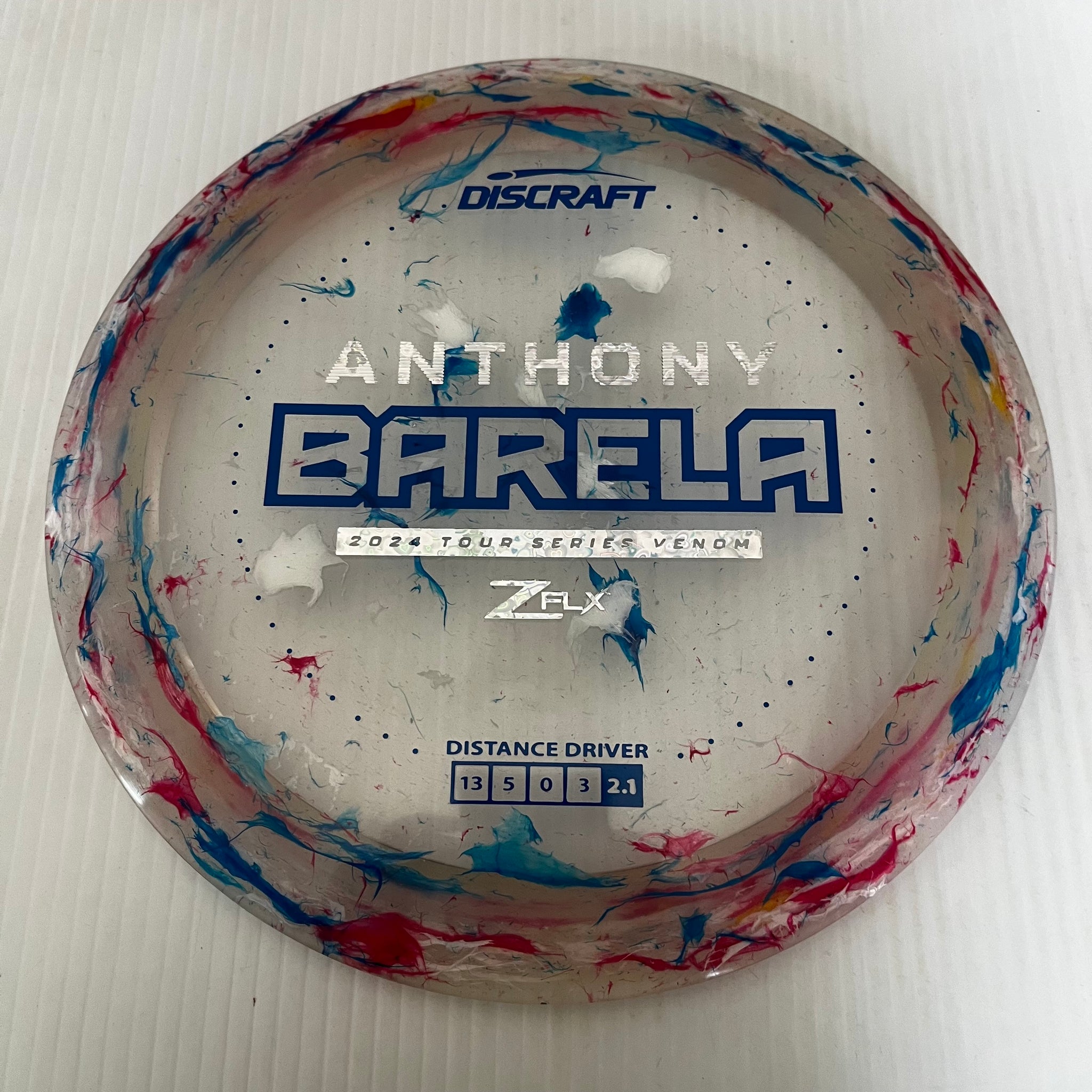 Discraft 2024 Anthony Barela Tour Series Jawbreaker Z FLX Venom 13/5/0/3