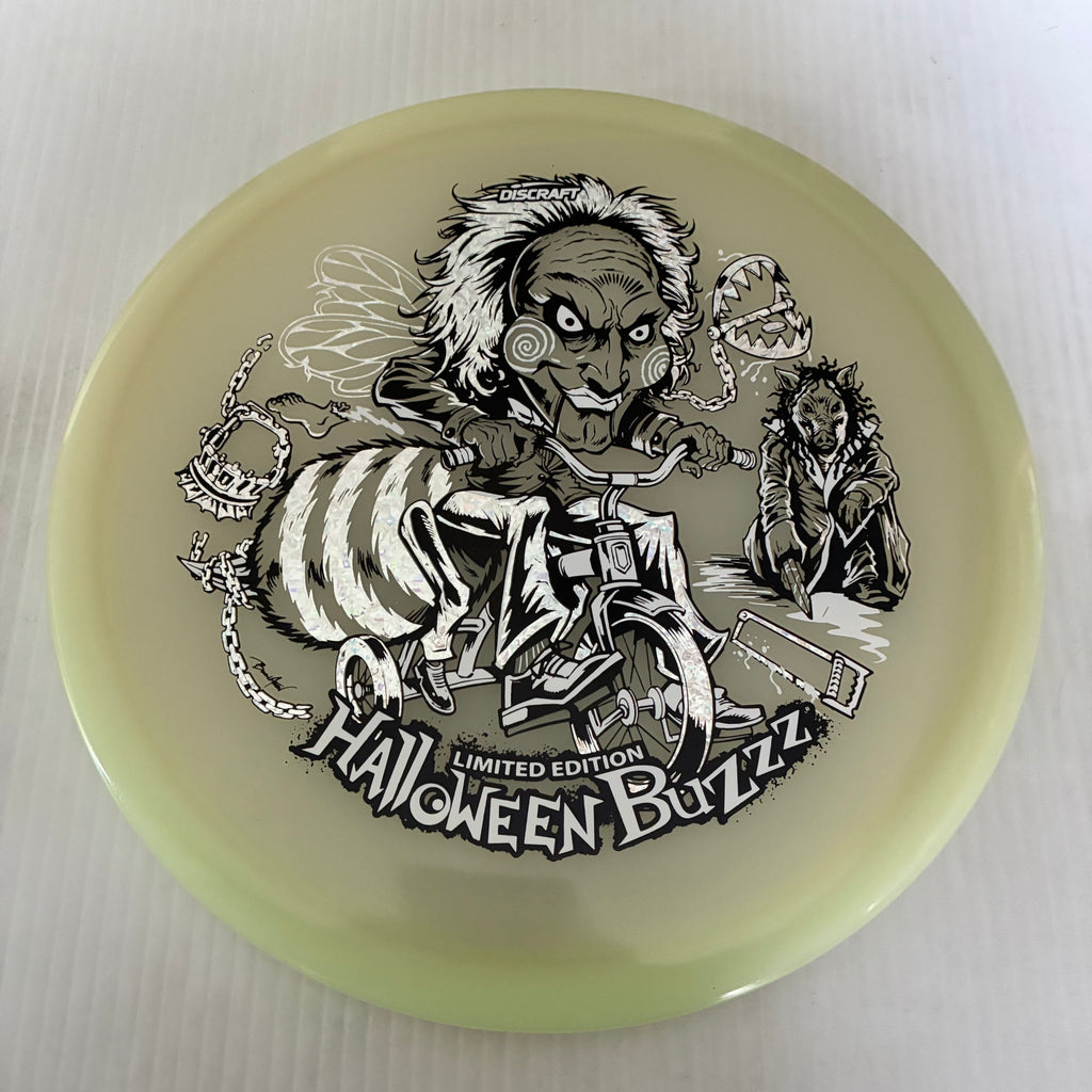 Discraft 2026 Halloween Saw Themed Mega GLO Z Buzzz 5/4/-1/1