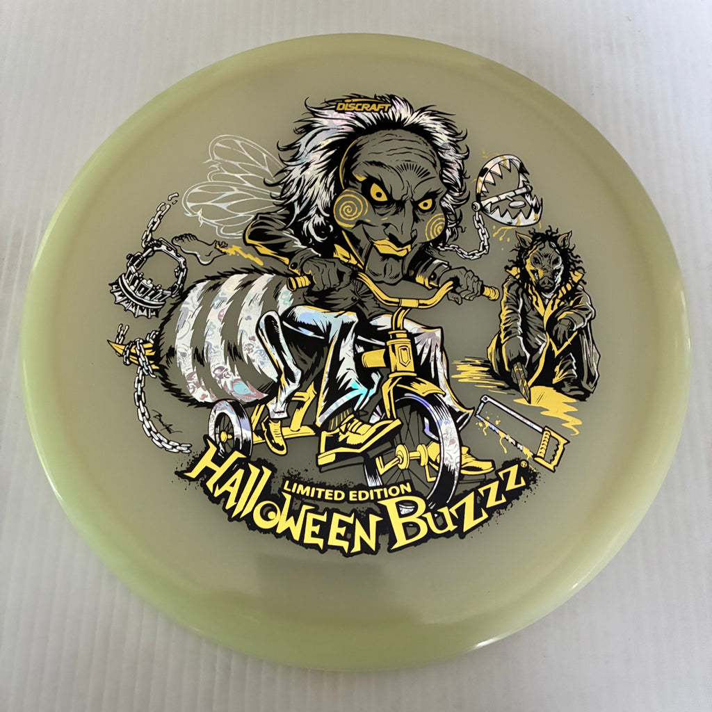 Discraft 2026 Halloween Saw Themed Mega GLO Z Buzzz 5/4/-1/1