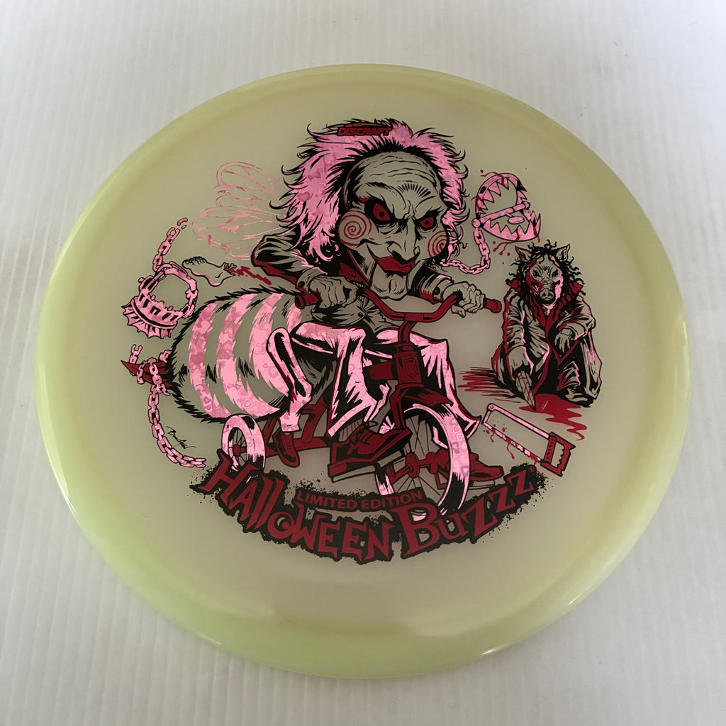 Discraft 2026 Halloween Saw Themed Mega GLO Z Buzzz 5/4/-1/1