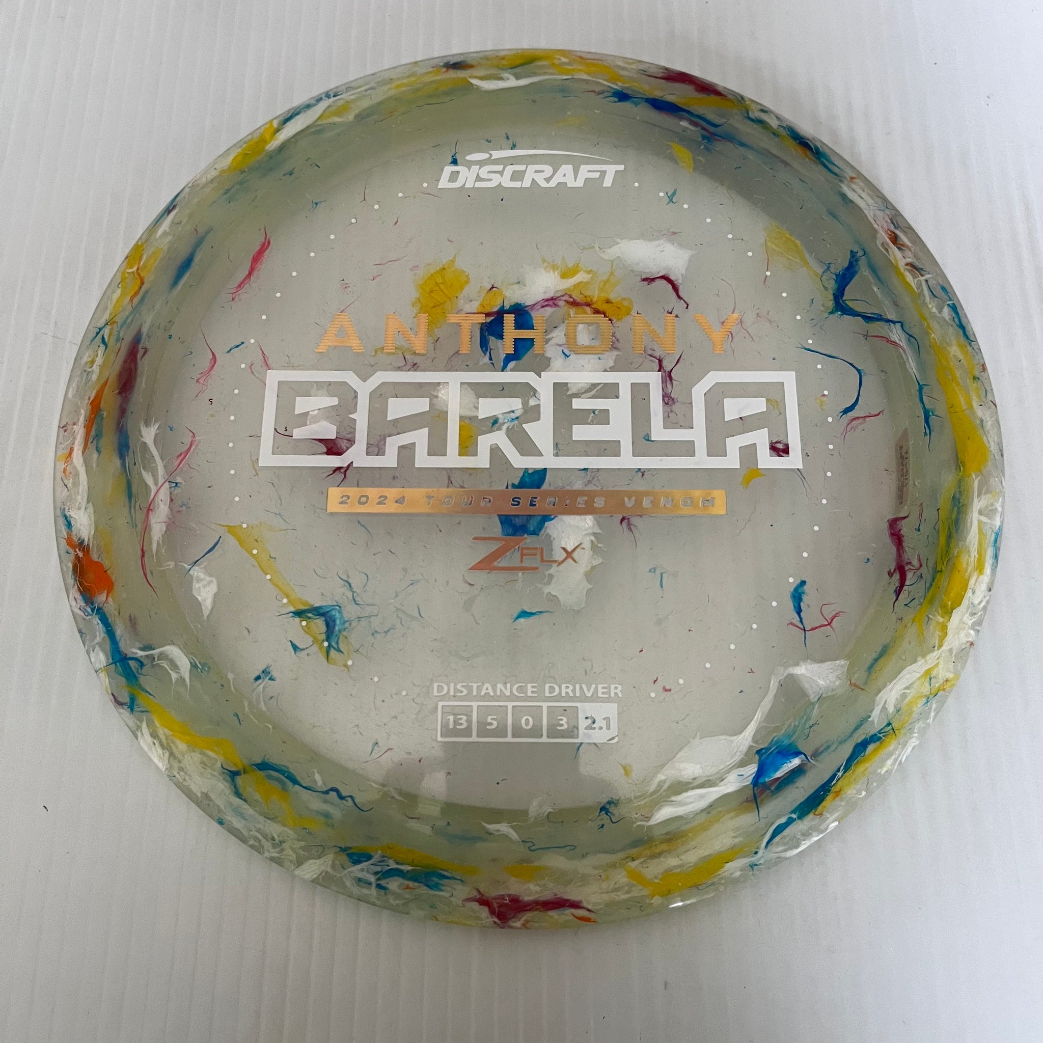 Discraft 2024 Anthony Barela Tour Series Jawbreaker Z FLX Venom 13/5/0/3