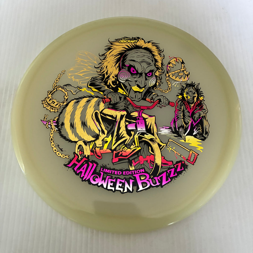 Discraft 2026 Halloween Saw Themed Mega GLO Z Buzzz 5/4/-1/1
