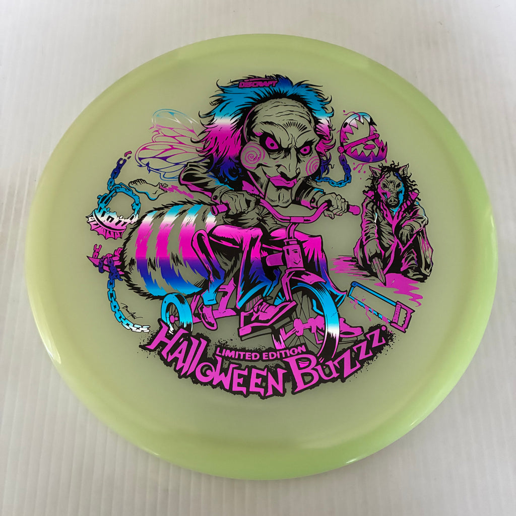 Discraft 2026 Halloween Saw Themed Mega GLO Z Buzzz 5/4/-1/1