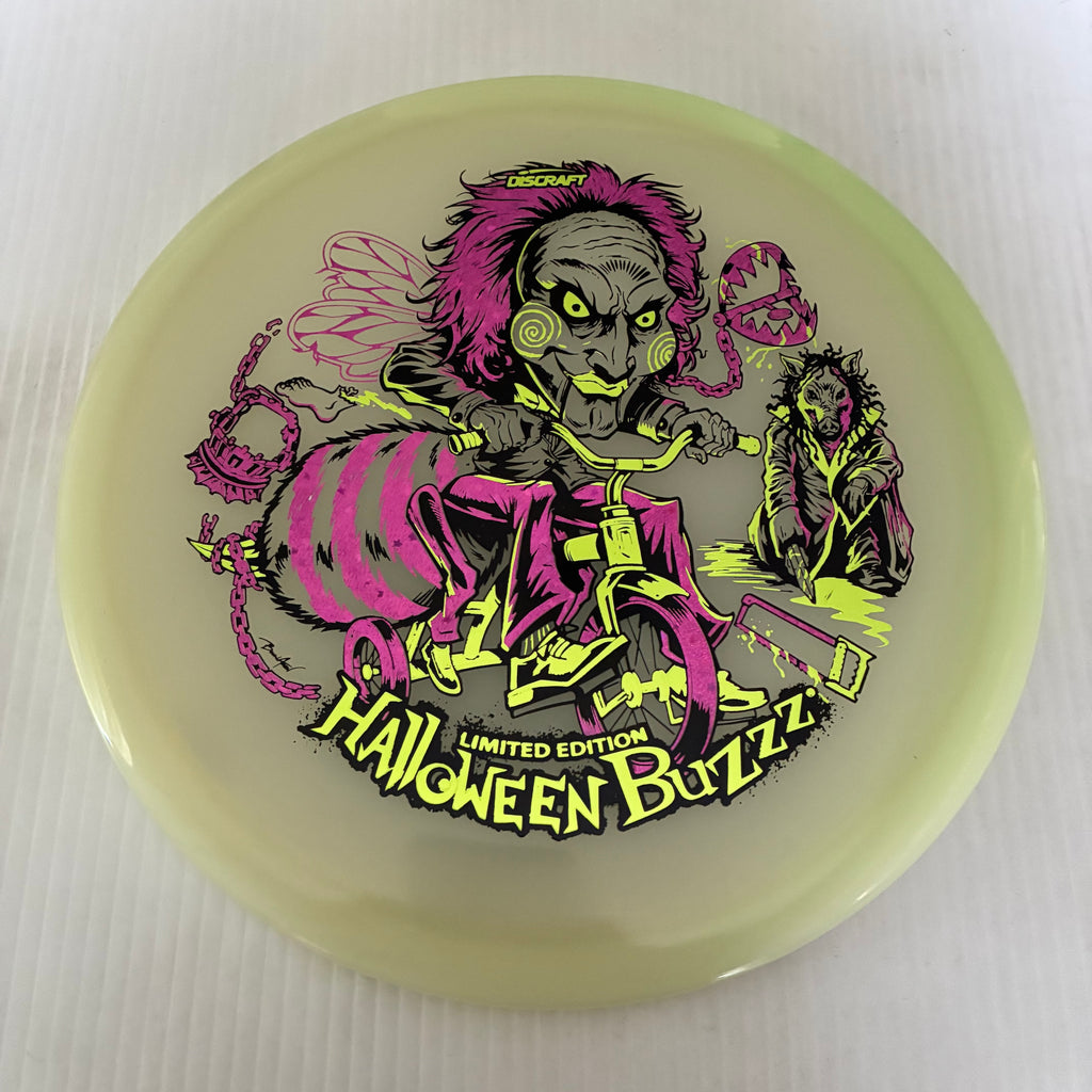 Discraft 2026 Halloween Saw Themed Mega GLO Z Buzzz 5/4/-1/1