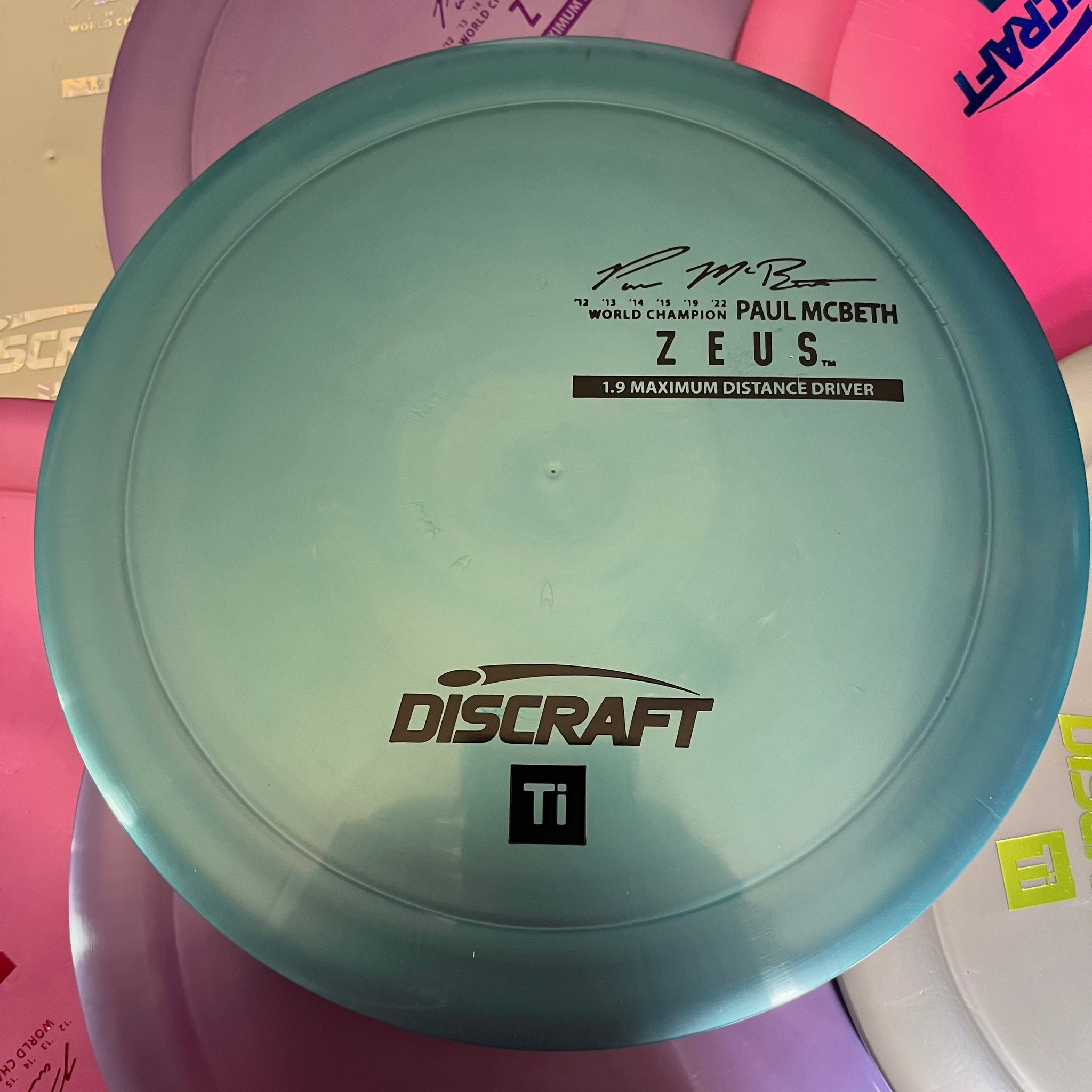 Discraft Paul McBeth Signature Ti Titanium Zeus 12/5/-1/3