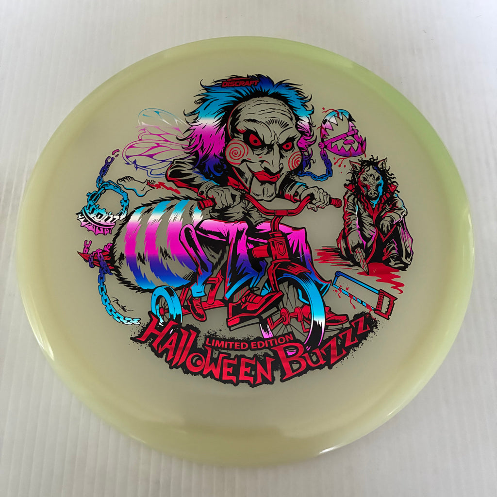 Discraft 2026 Halloween Saw Themed Mega GLO Z Buzzz 5/4/-1/1