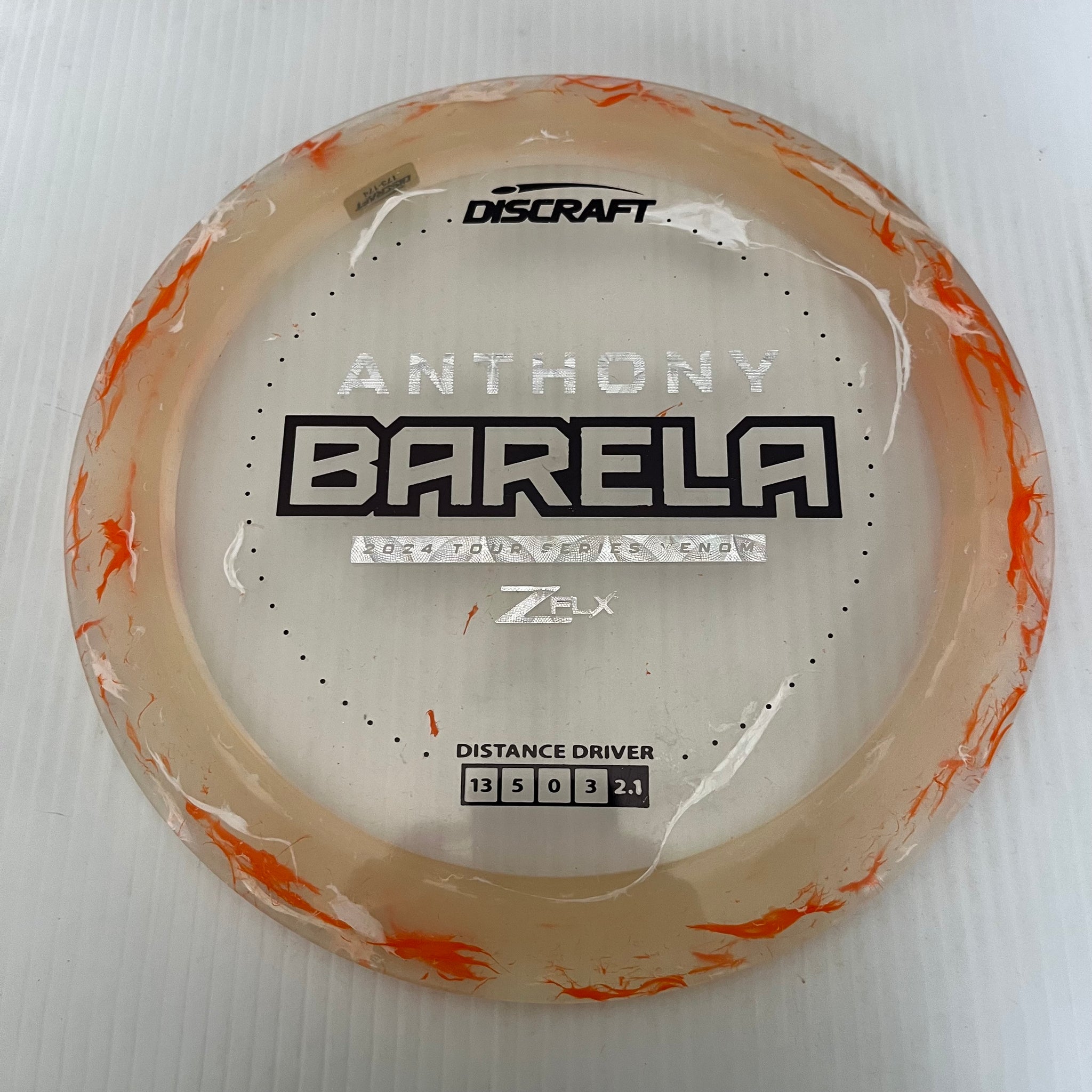Discraft 2024 Anthony Barela Tour Series Jawbreaker Z FLX Venom 13/5/0/3
