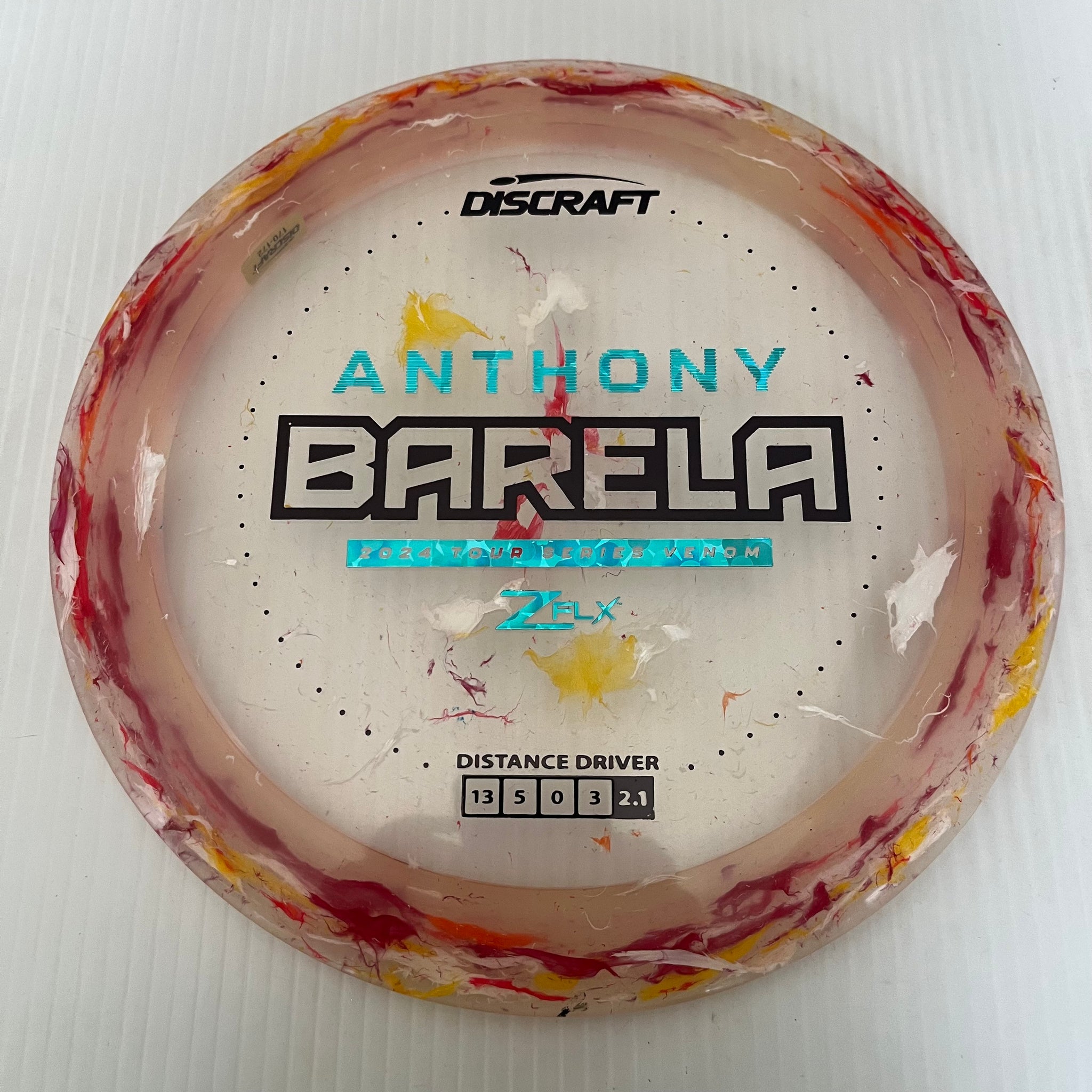 Discraft 2024 Anthony Barela Tour Series Jawbreaker Z FLX Venom 13/5/0/3