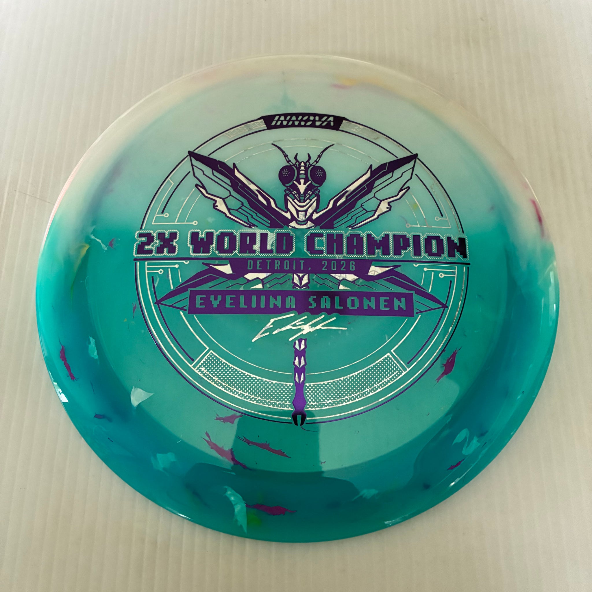 Innova 2026 2x Eveliina Salonen World Champion Party Time Duo Destroyer 12/5/-1/3