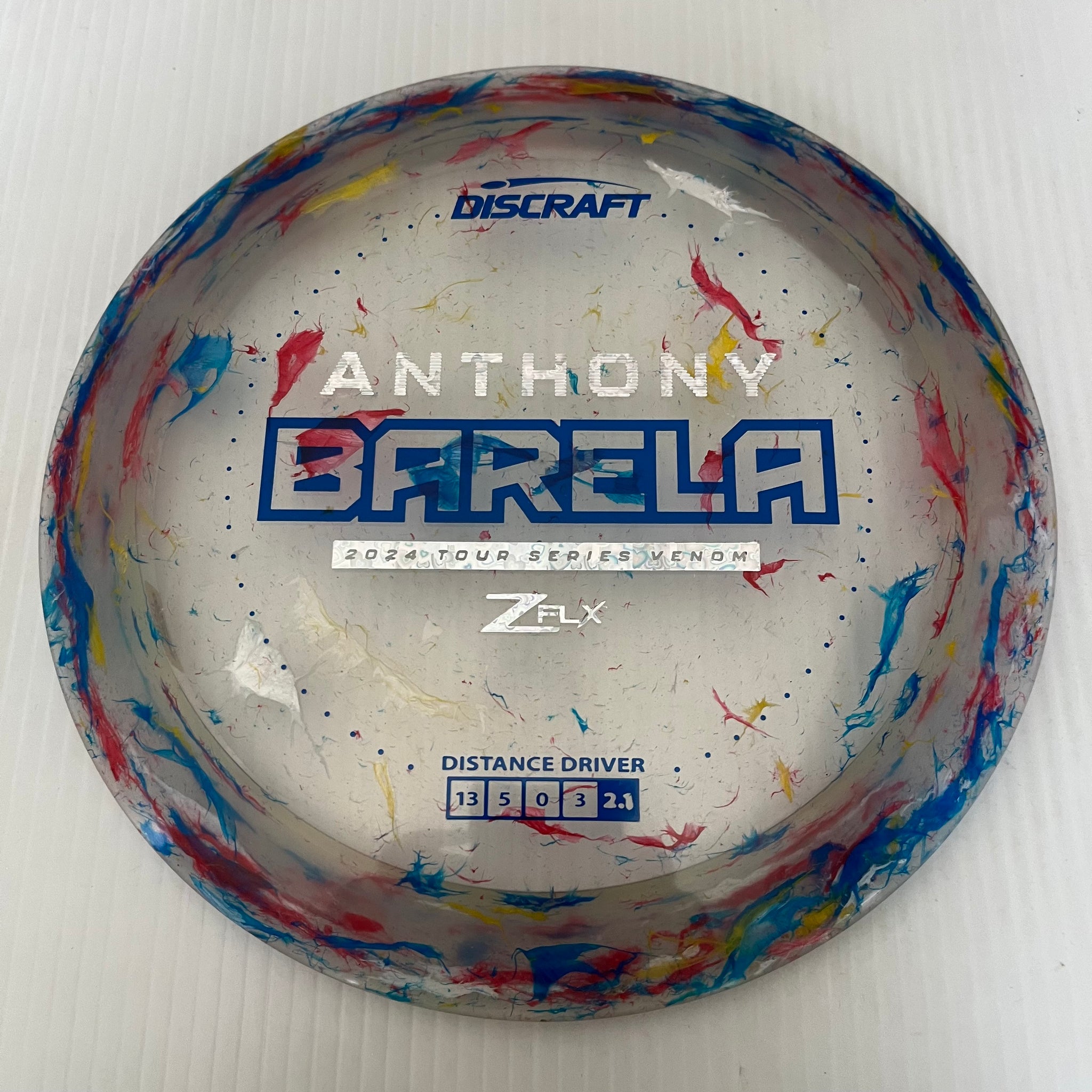 Discraft 2024 Anthony Barela Tour Series Jawbreaker Z FLX Venom 13/5/0/3