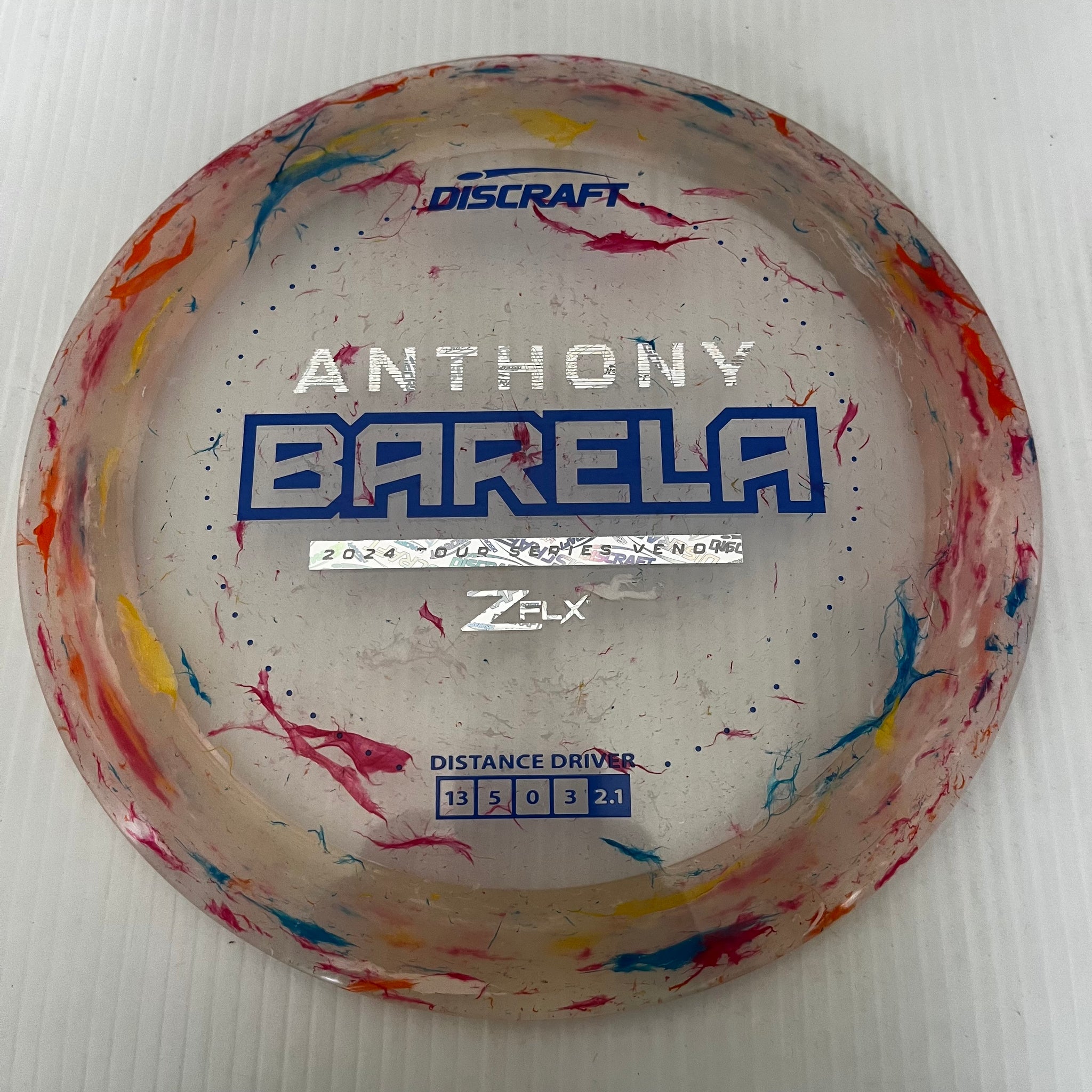 Discraft 2024 Anthony Barela Tour Series Jawbreaker Z FLX Venom 13/5/0/3