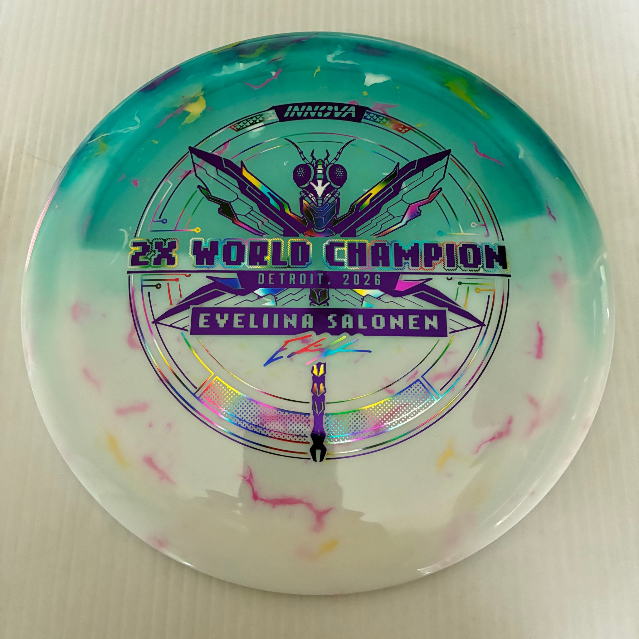 Innova 2026 2x Eveliina Salonen World Champion Party Time Duo Destroyer 12/5/-1/3