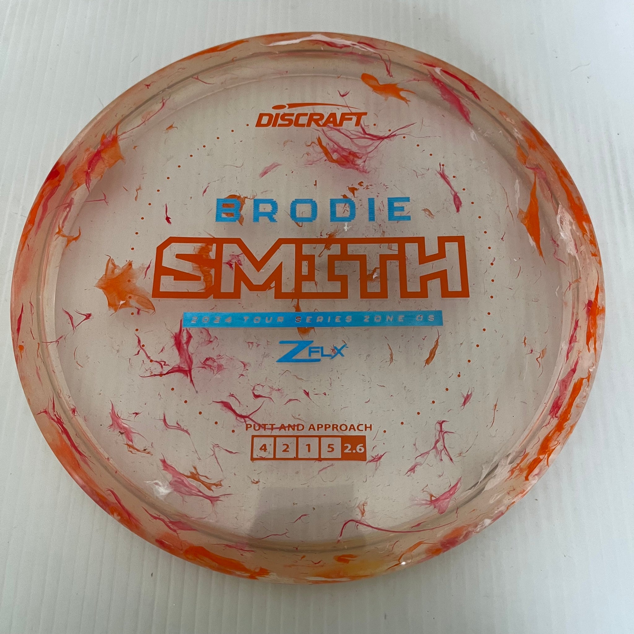 Discraft 2024 Brodie Smith Tour Series Jawbreaker Z FLX Zone OS 4/2/1/5