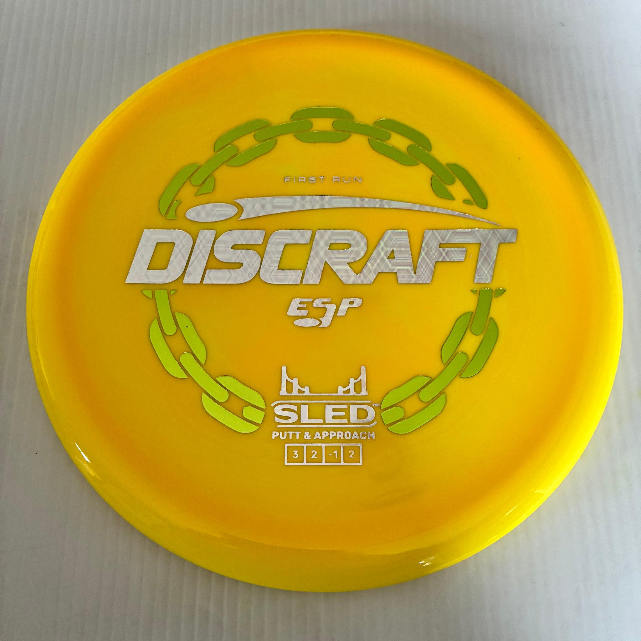 Discraft First Run ESP Sled 3/2/-1/2