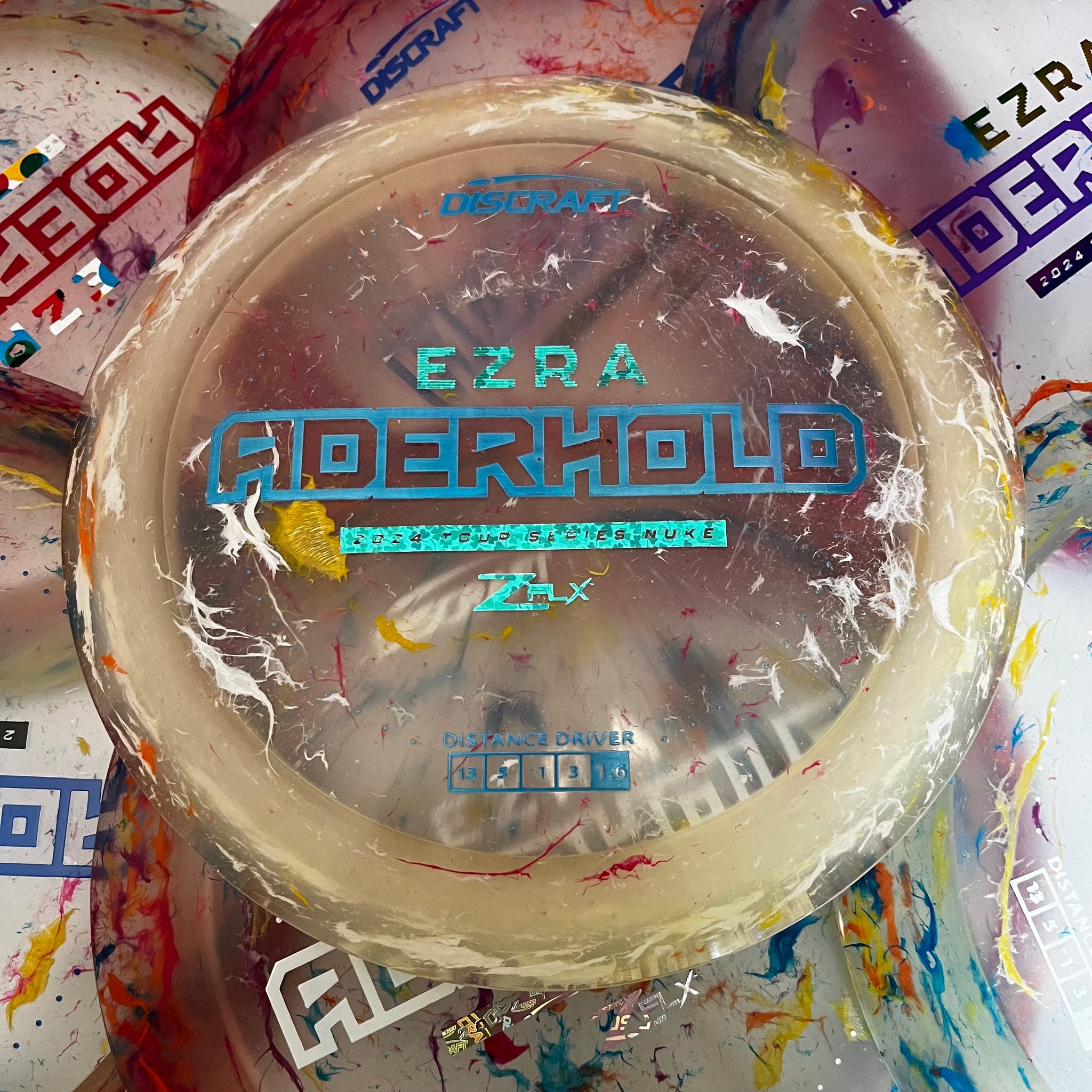 Discraft 2024 Ezra Aderhold Tour Series Jawbreaker Z FLX Nuke 13/5/-1/3