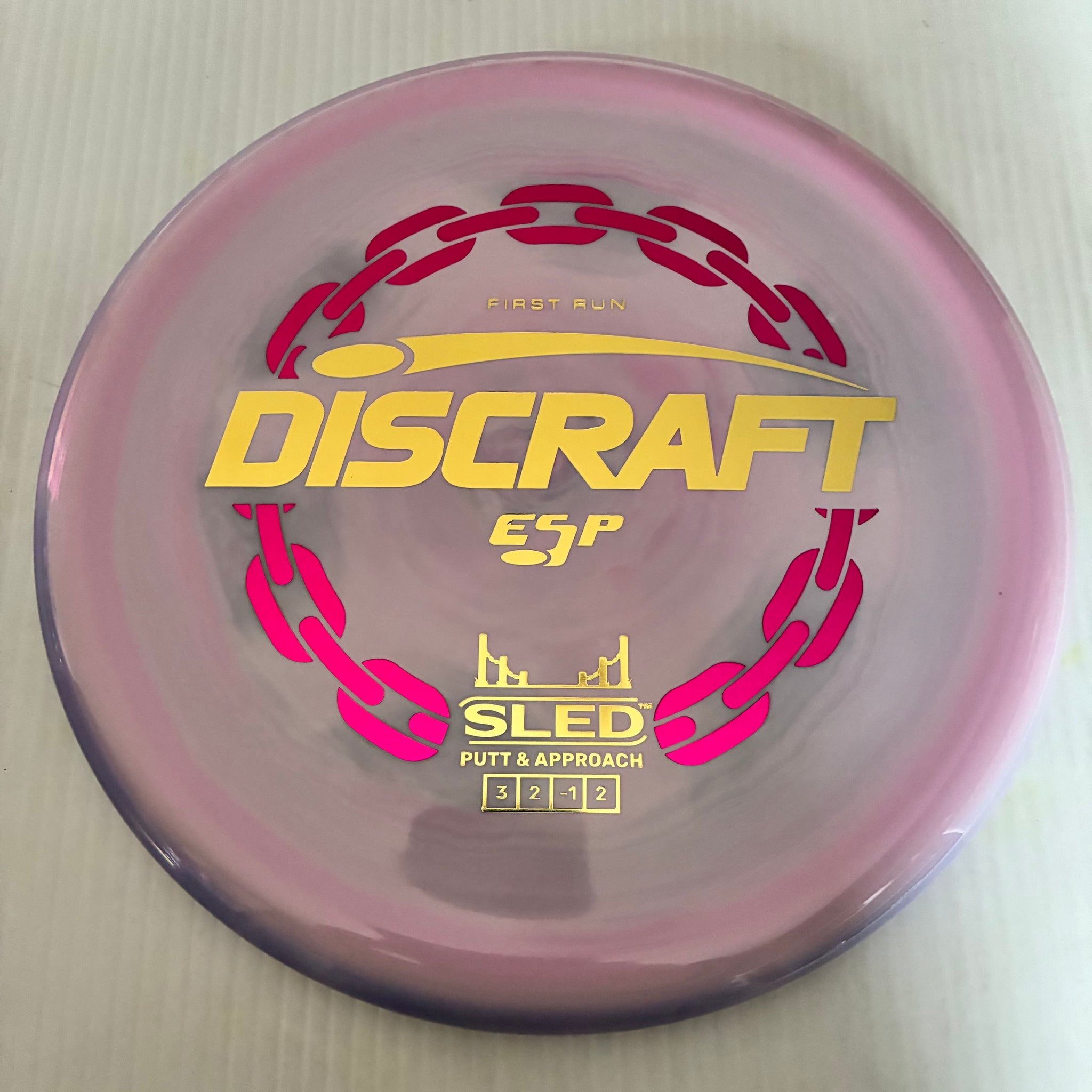 Discraft First Run ESP Sled 3/2/-1/2