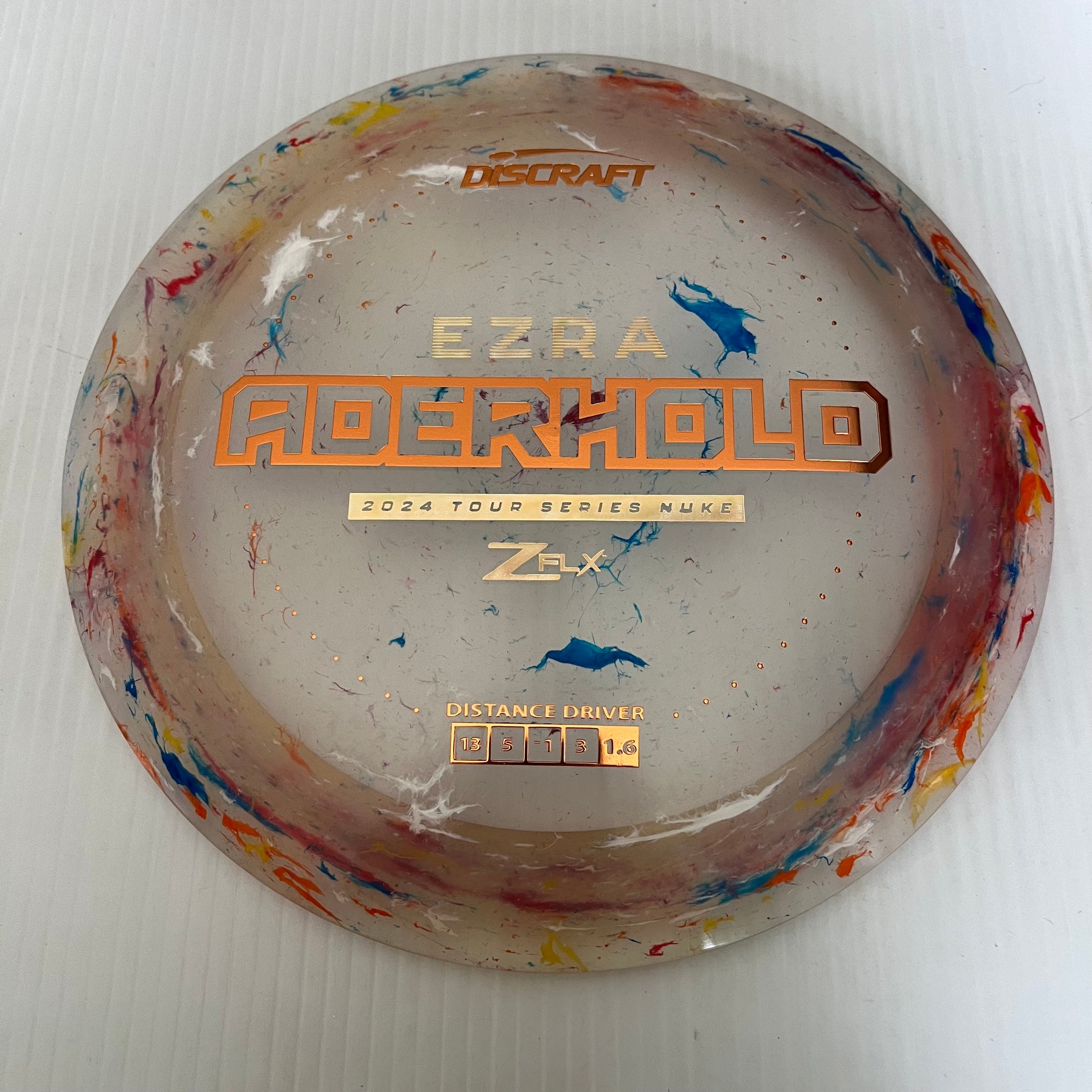Discraft 2024 Ezra Aderhold Tour Series Jawbreaker Z FLX Nuke 13/5/-1/3