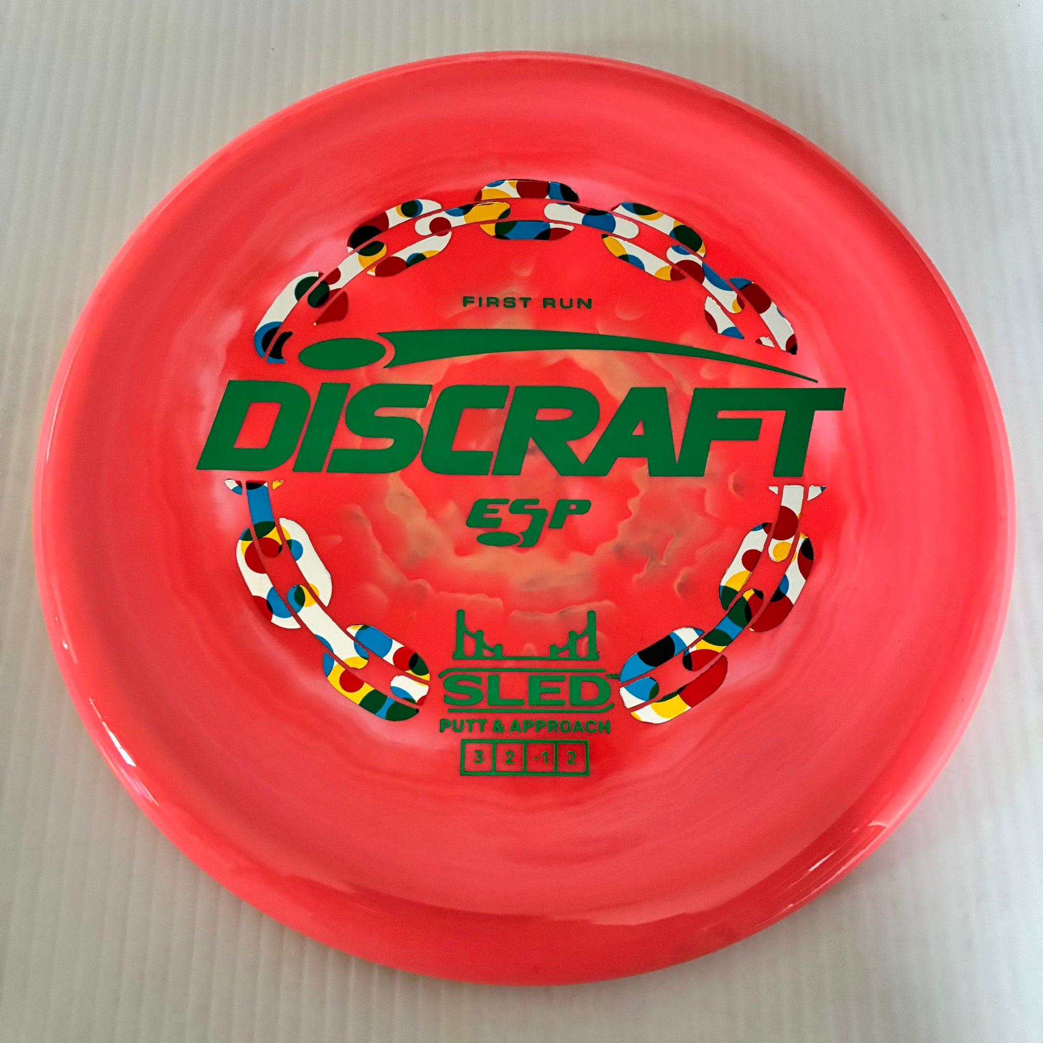 Discraft First Run ESP Sled 3/2/-1/2