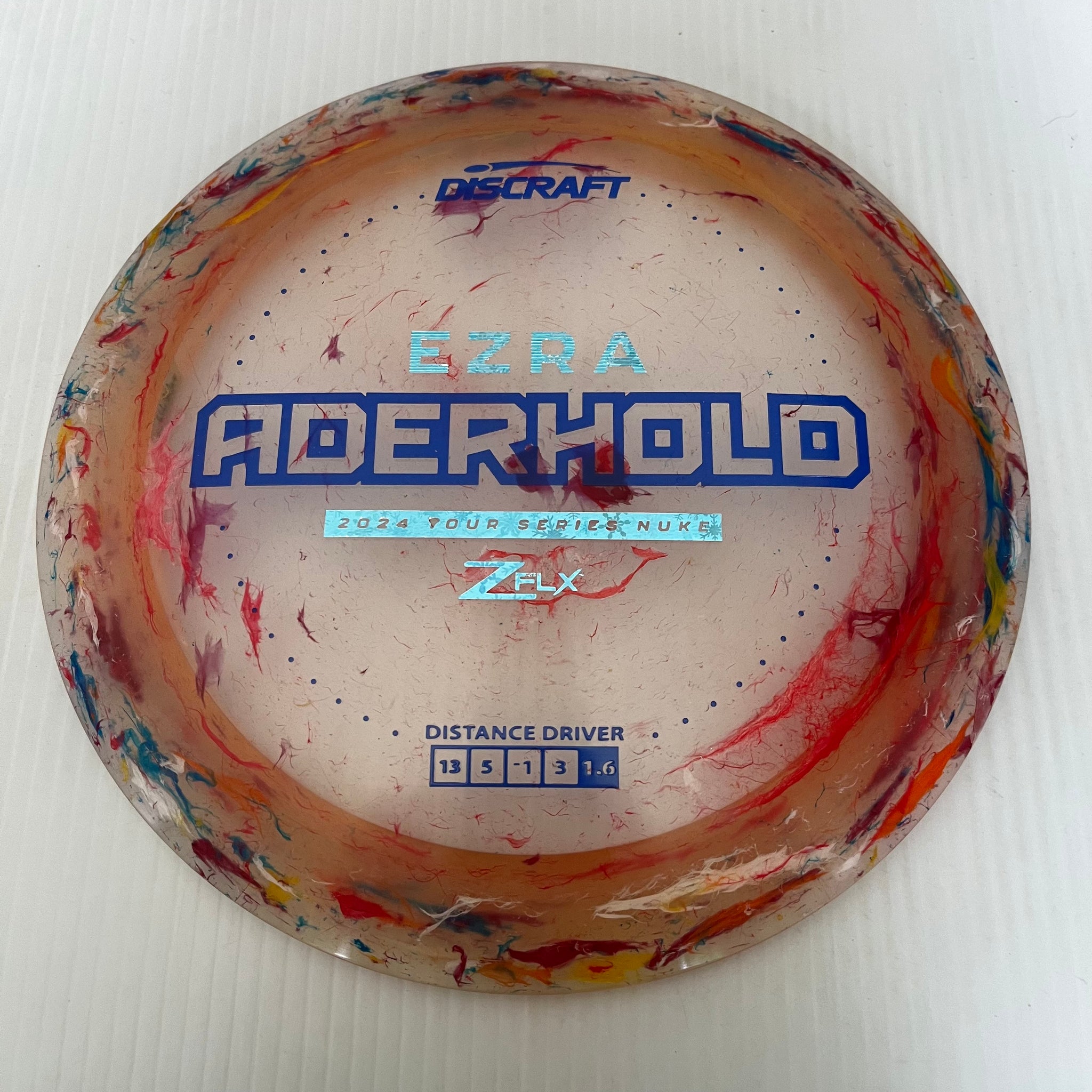 Discraft 2024 Ezra Aderhold Tour Series Jawbreaker Z FLX Nuke 13/5/-1/3
