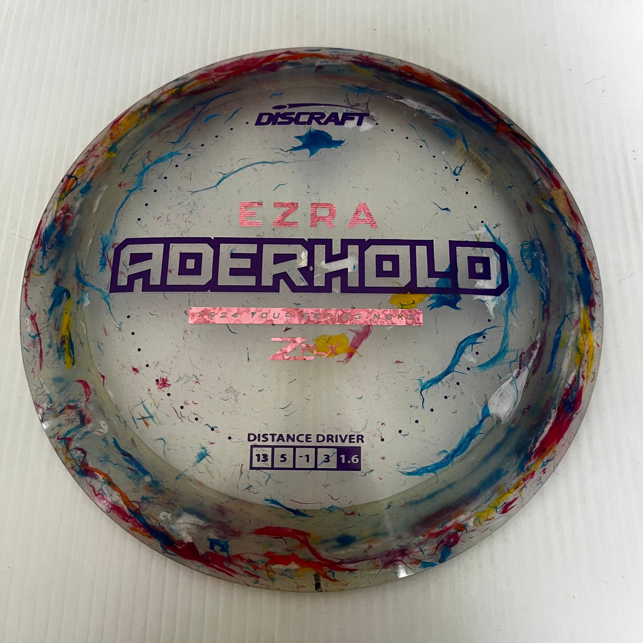 Discraft 2024 Ezra Aderhold Tour Series Jawbreaker Z FLX Nuke 13/5/-1/3