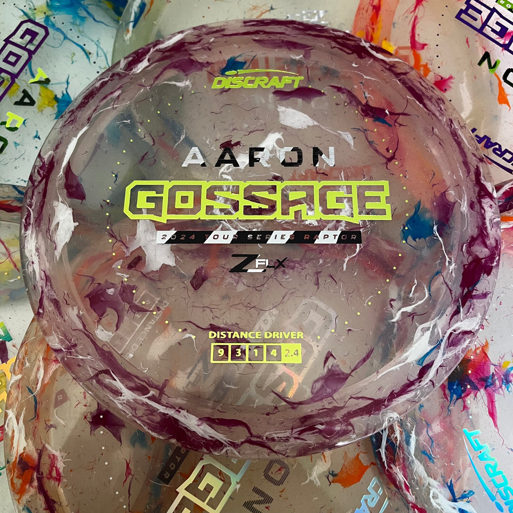 Discraft 2024 Aaron Gossage Tour Series Jawbreaker Z FLX Raptor 9/4/0/3