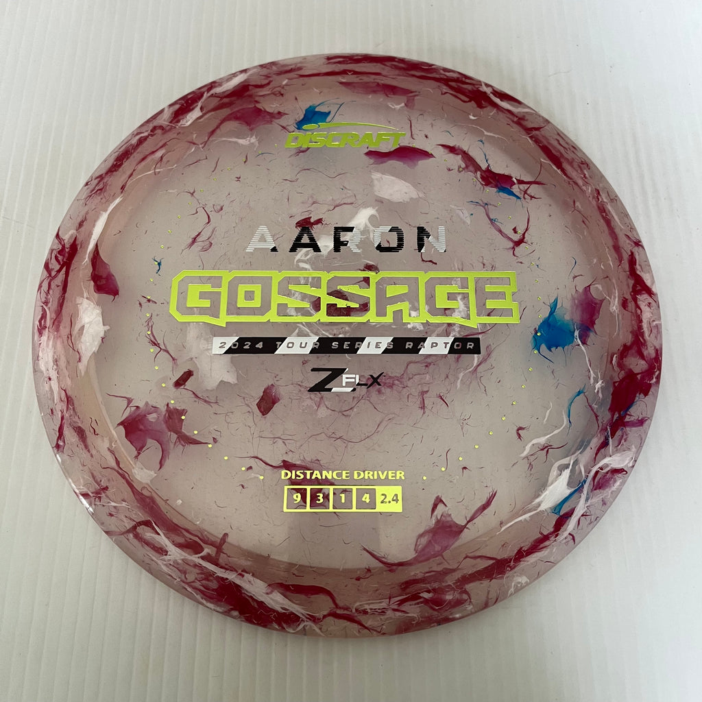 Discraft 2024 Aaron Gossage Tour Series Jawbreaker Z FLX Raptor 9/4/0/3