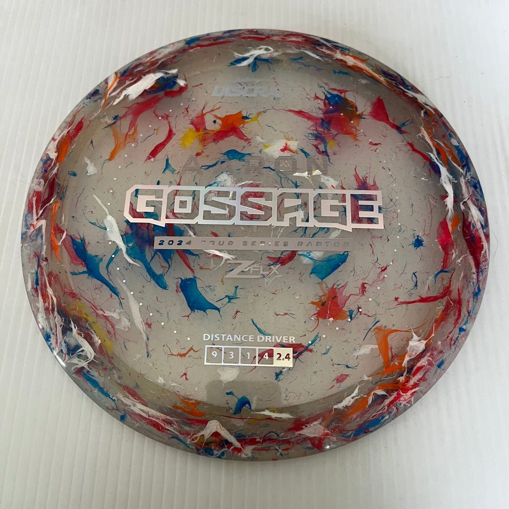 Discraft 2024 Aaron Gossage Tour Series Jawbreaker Z FLX Raptor 9/4/0/3